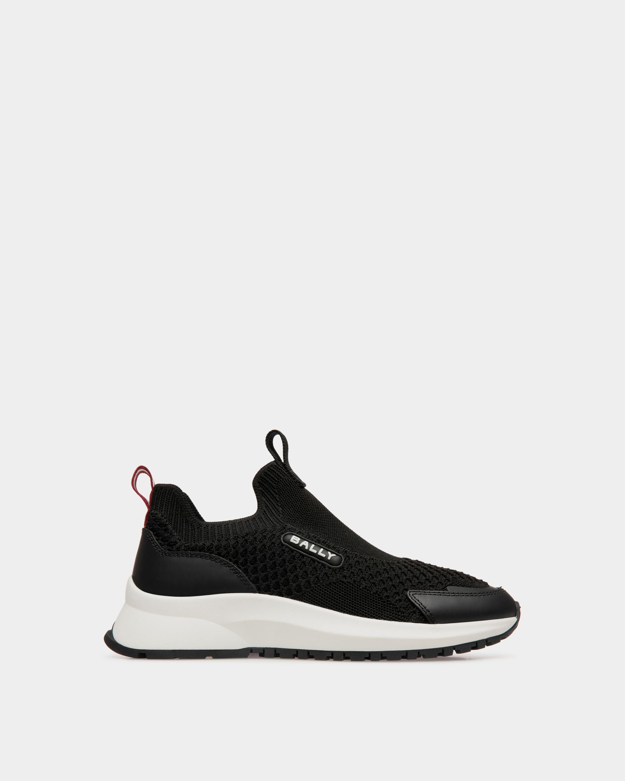 Sneaker Outline En Tissu Noir - Femme - Bally - 01