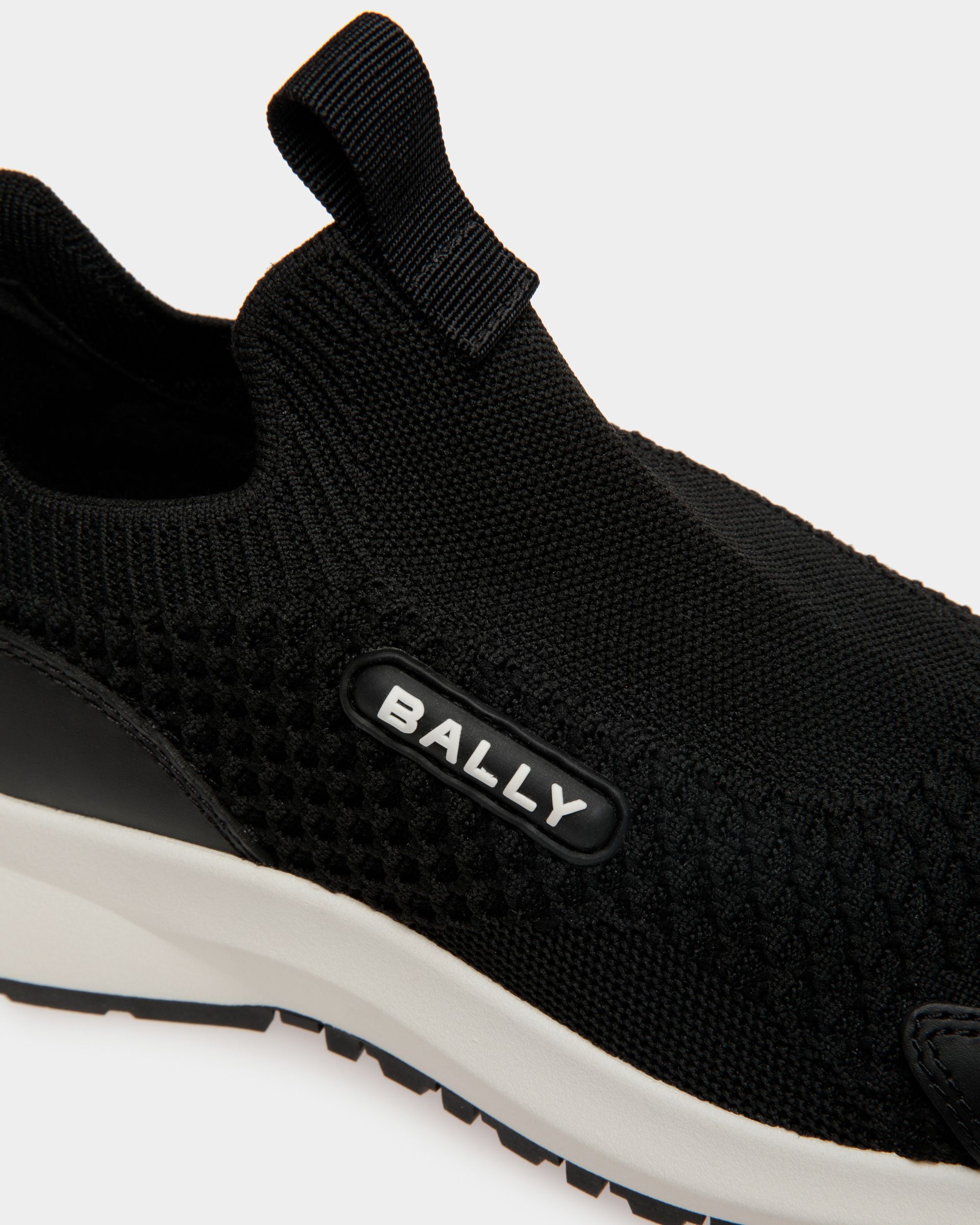 Sneaker Outline En Tissu Noir - Femme - Bally - 05