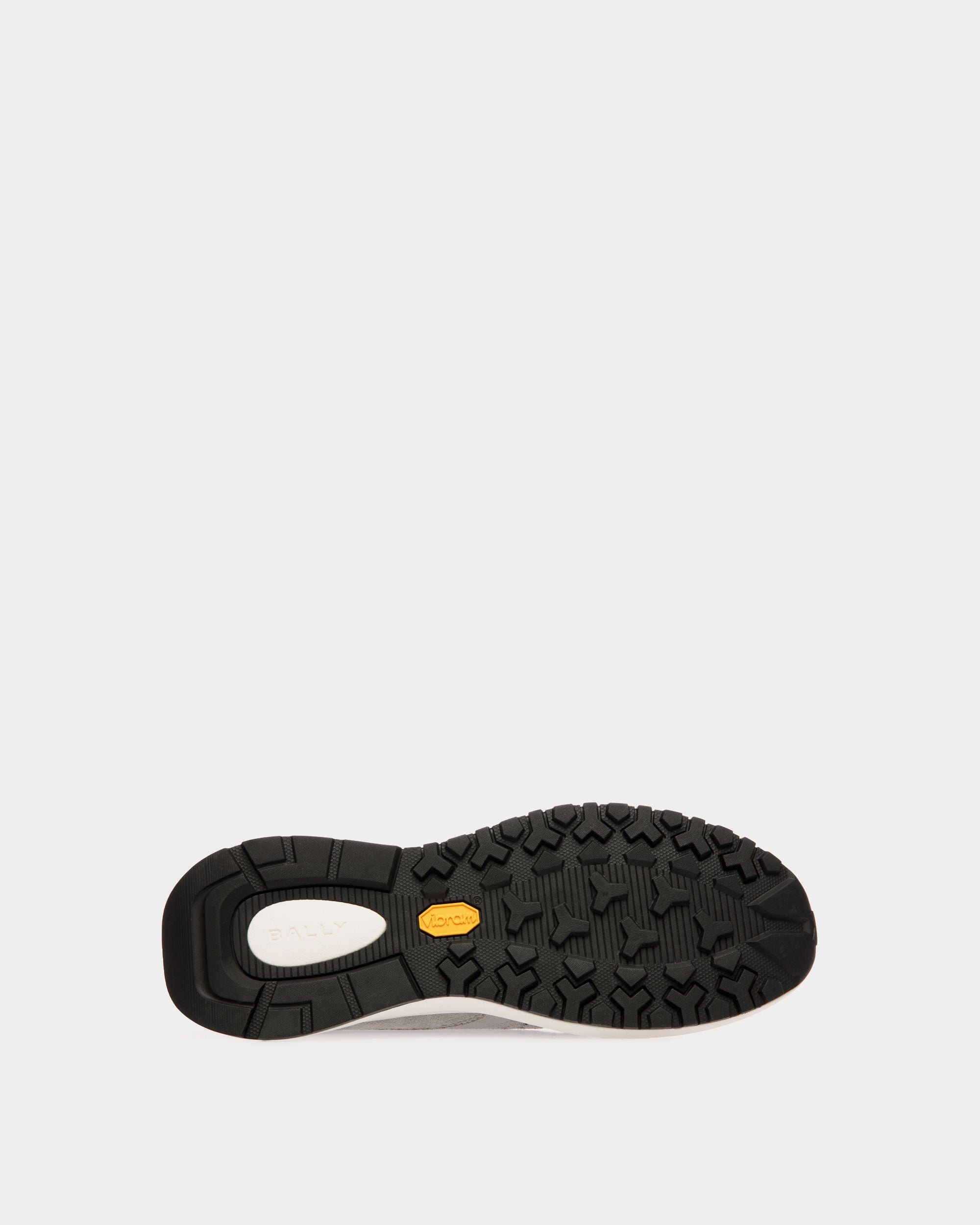 Sneaker Outline En Maille Grise - Femme - Bally - 05