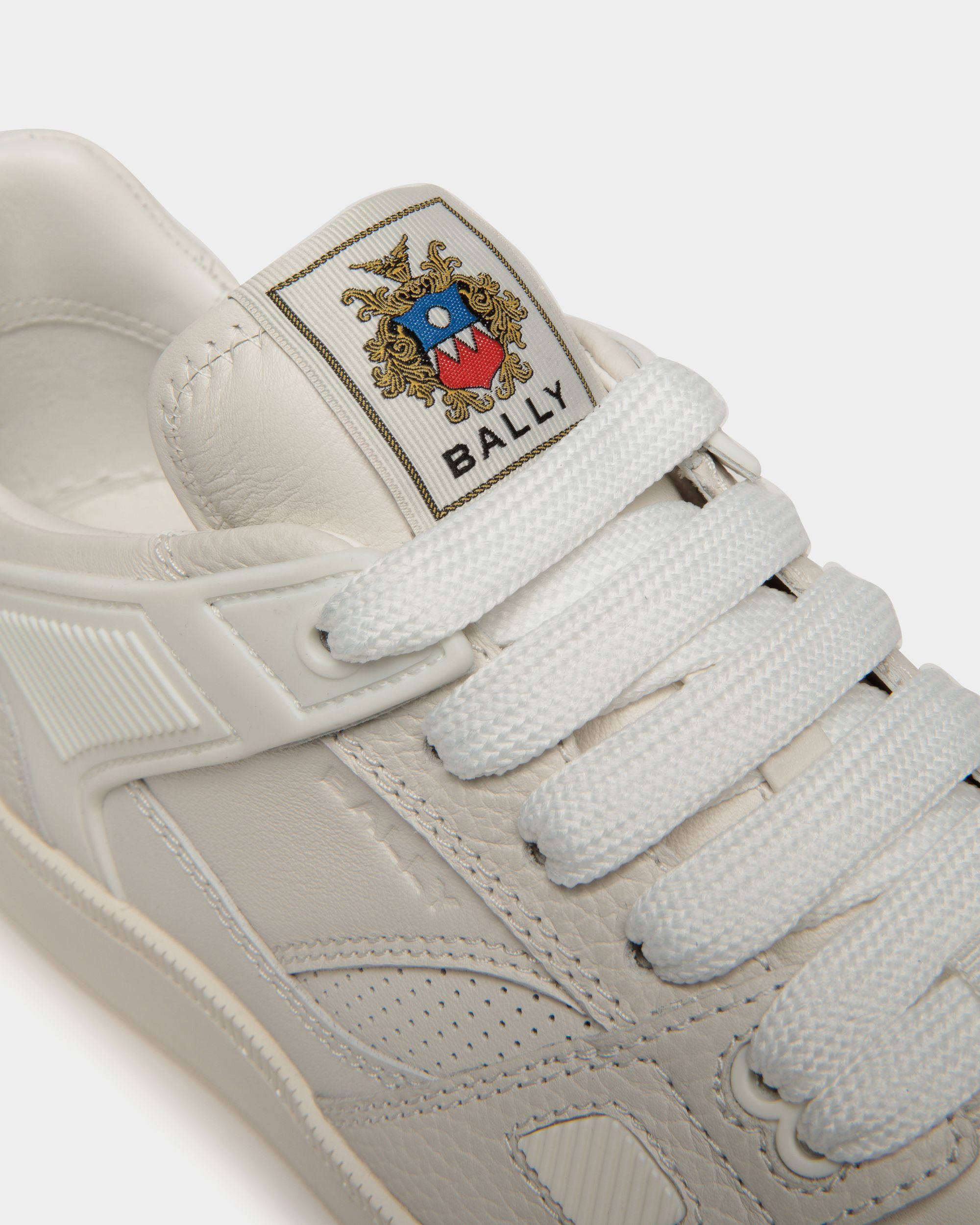 Raise Sneaker in White Leather - Women's - Bally - 05
