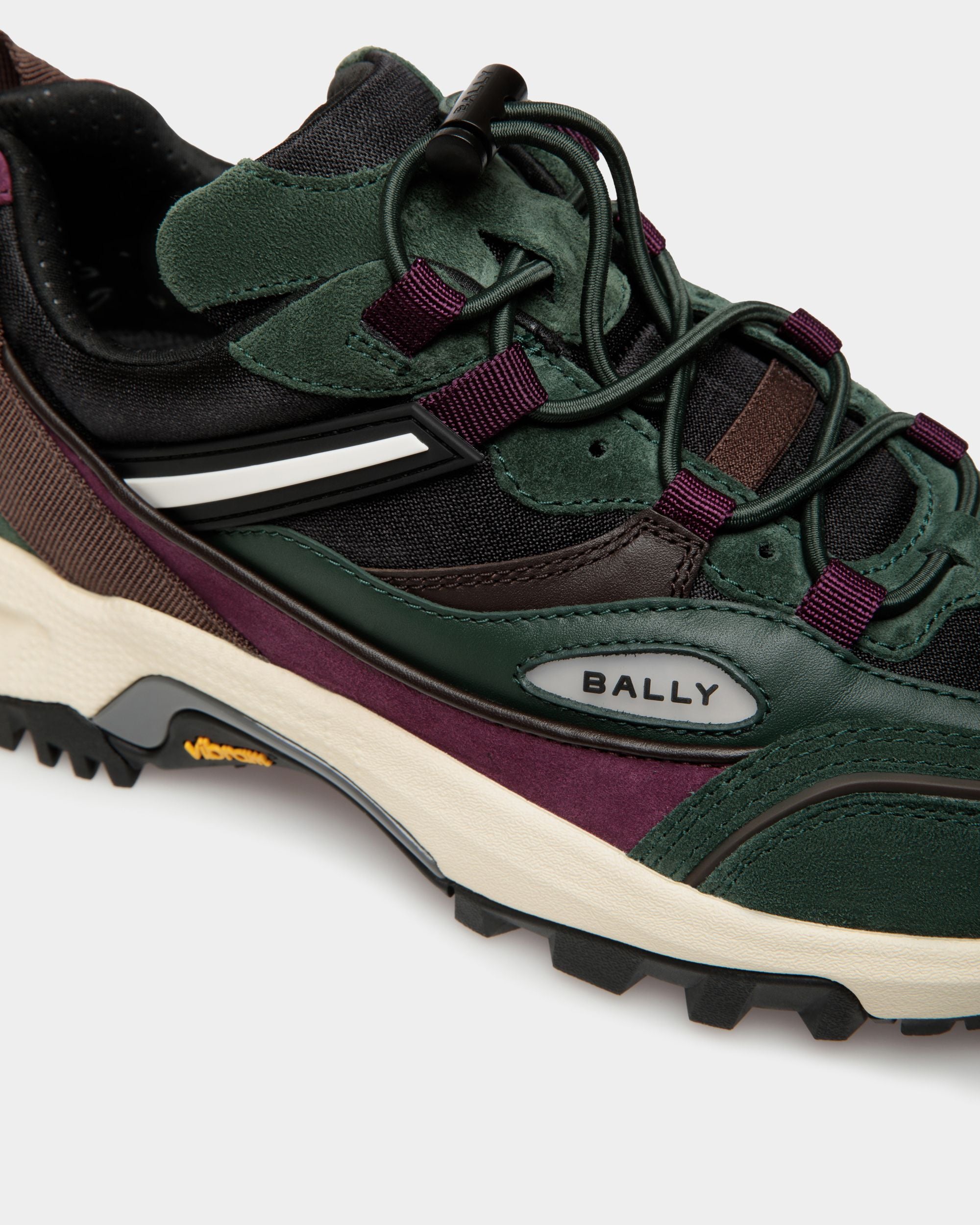 Faster Sneaker In Bottle Green Nylon - Women's - Bally - 05