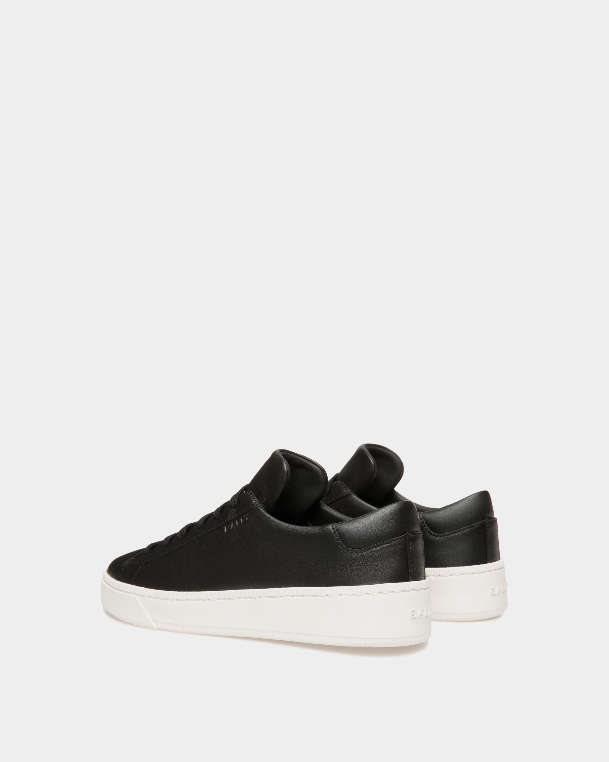 Raise Sneaker In Black Leather - Women's - Bally - 03