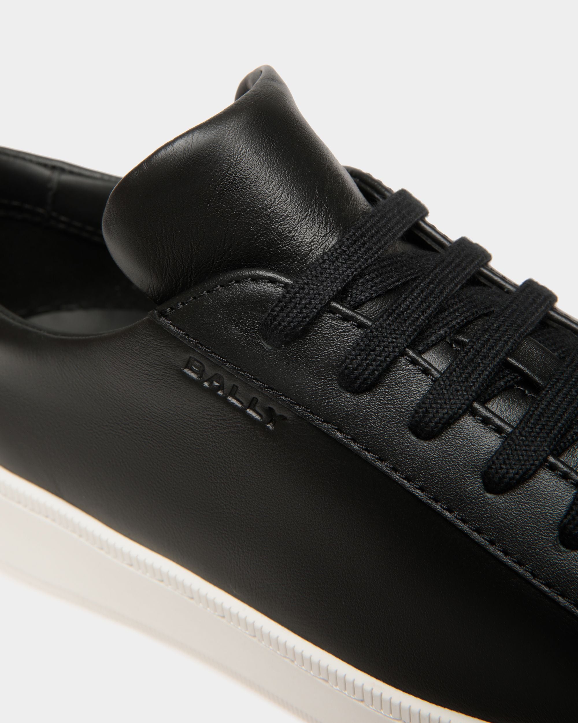 Sneaker Raise En Cuir Noir - Femme - Bally - 05