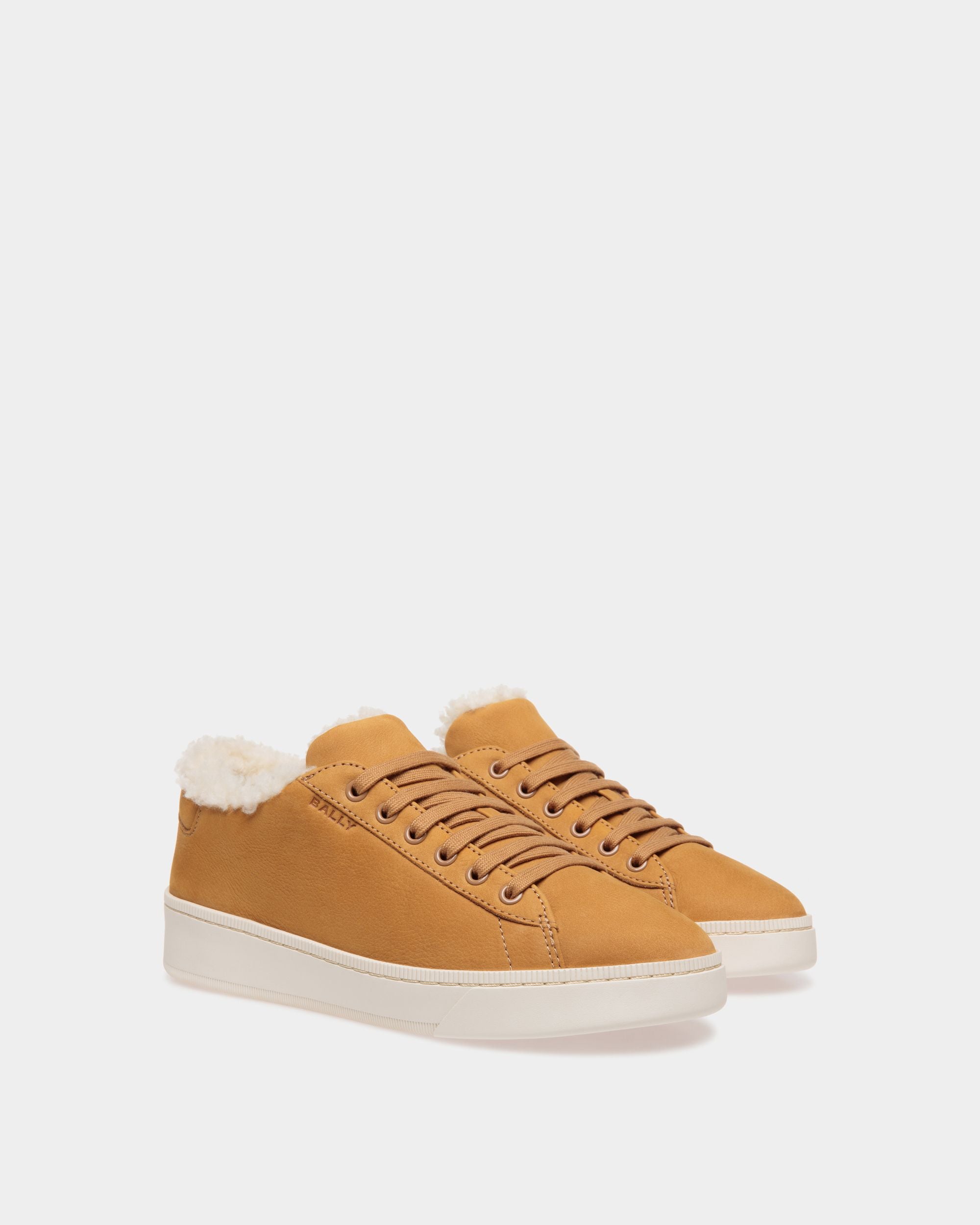 Raise Sneaker In Brown Leather - Women's - Bally - 02