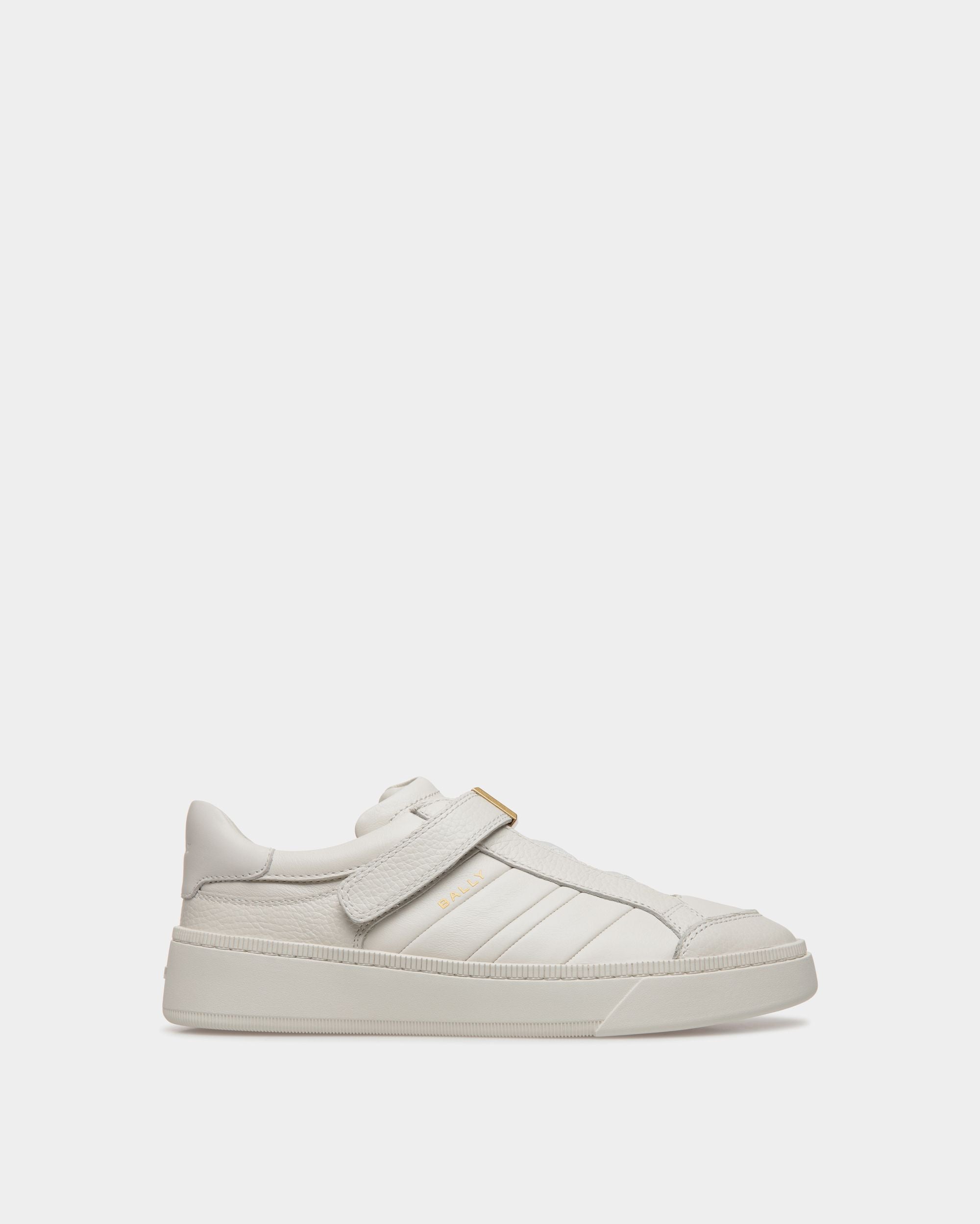 Raise Sneaker In White Leather - Femme - Bally - 01