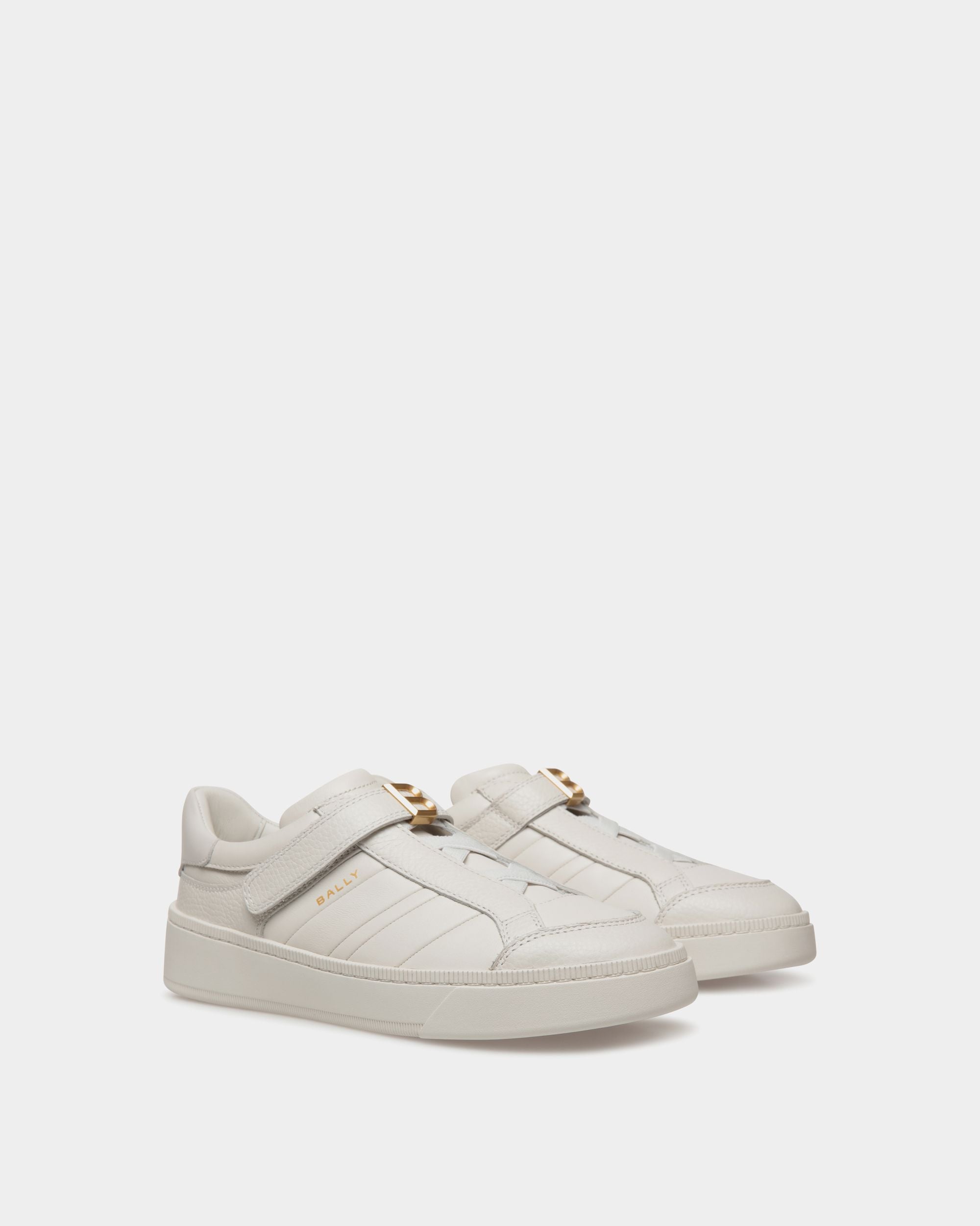 Raise Sneaker In White Leather - Femme - Bally - 02