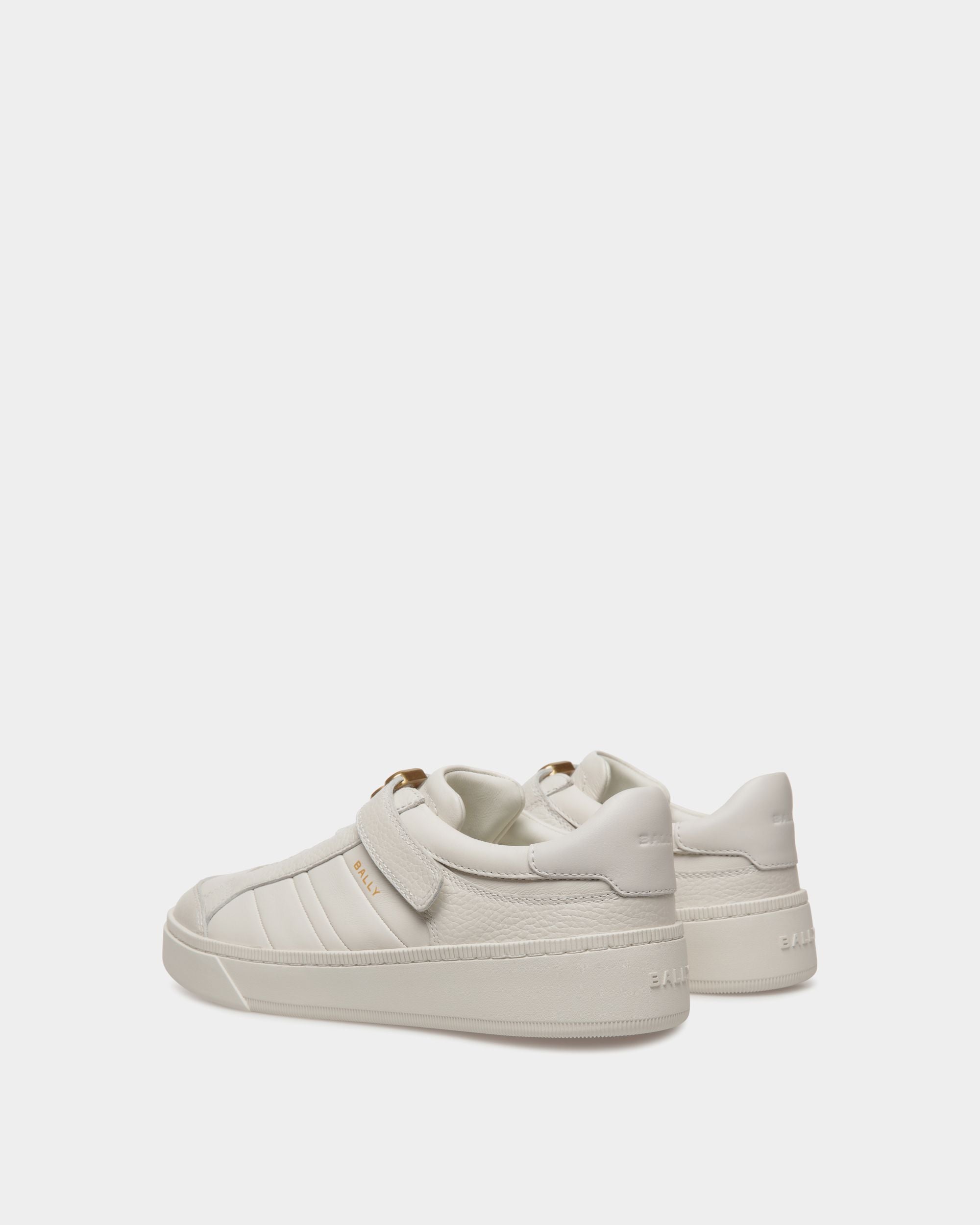 Raise Sneaker In White Leather - Femme - Bally - 03