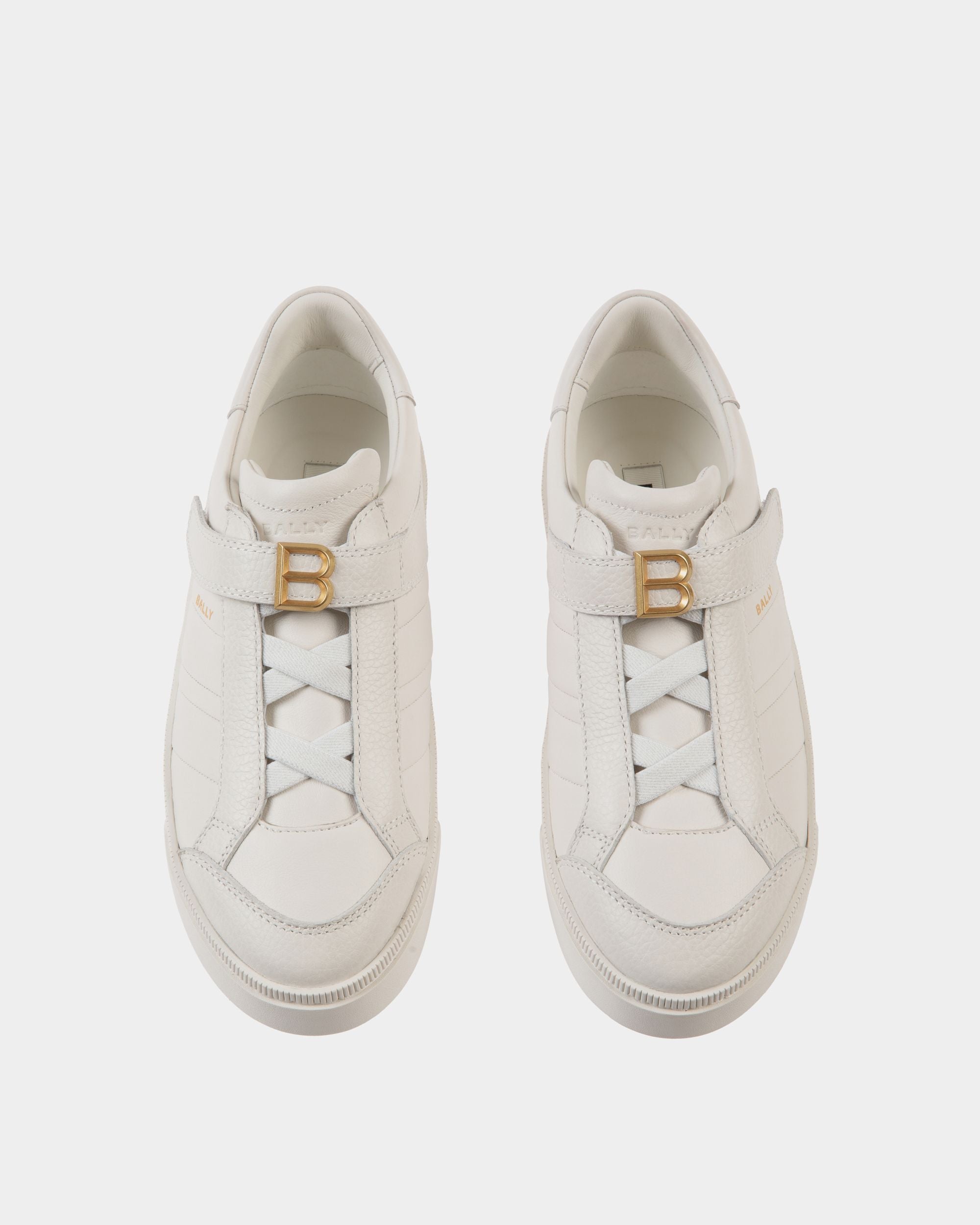 Raise Sneaker In White Leather - Femme - Bally - 04