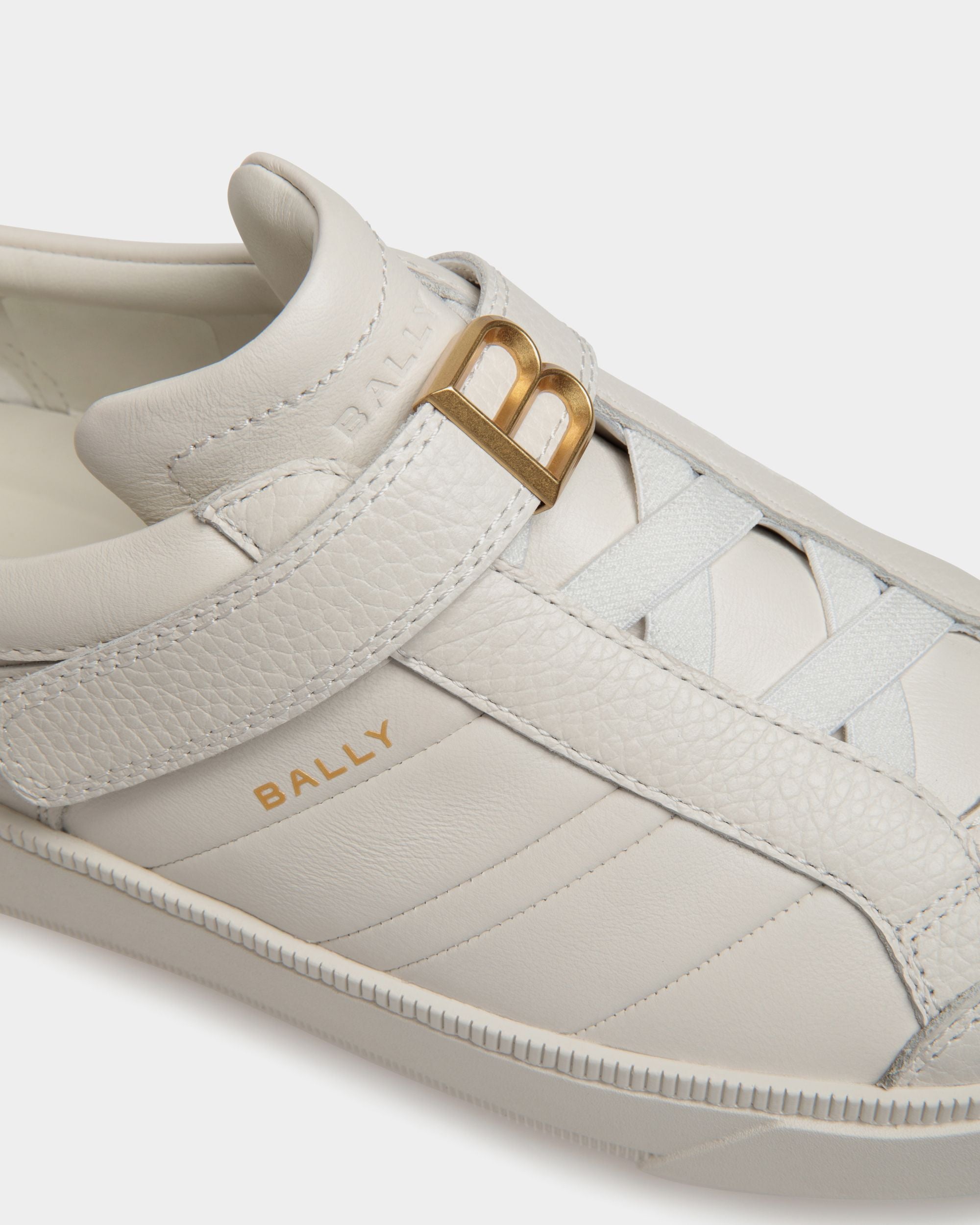 Raise Sneaker In White Leather - Femme - Bally - 05