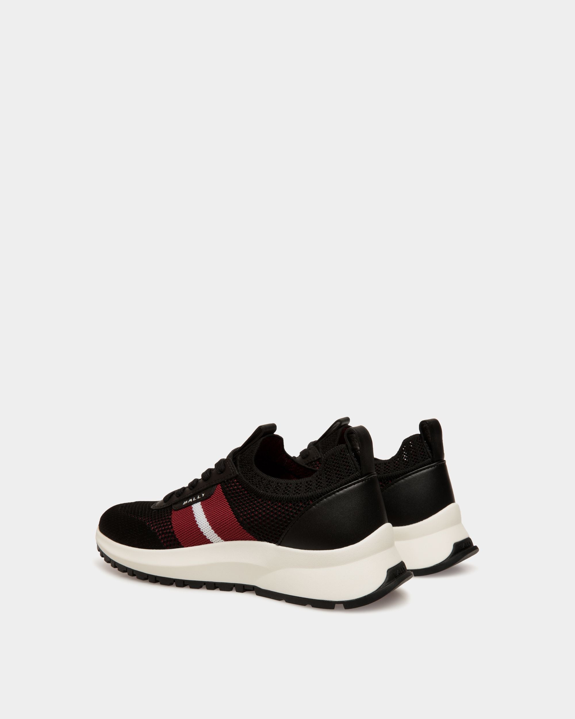 Outline Sneaker in Black Knit - Femme - Bally - 03