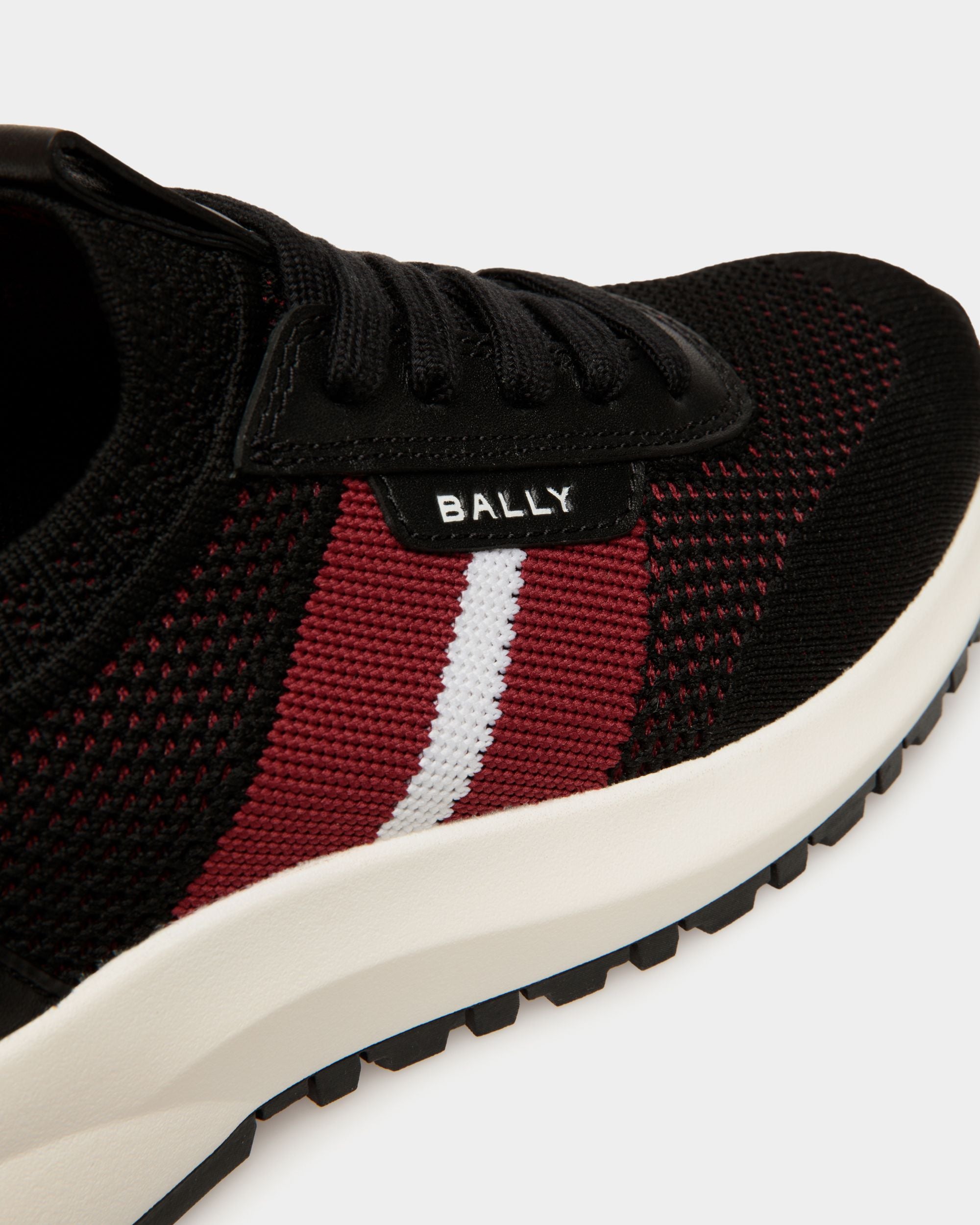 Outline Sneaker in Black Knit - Femme - Bally - 05