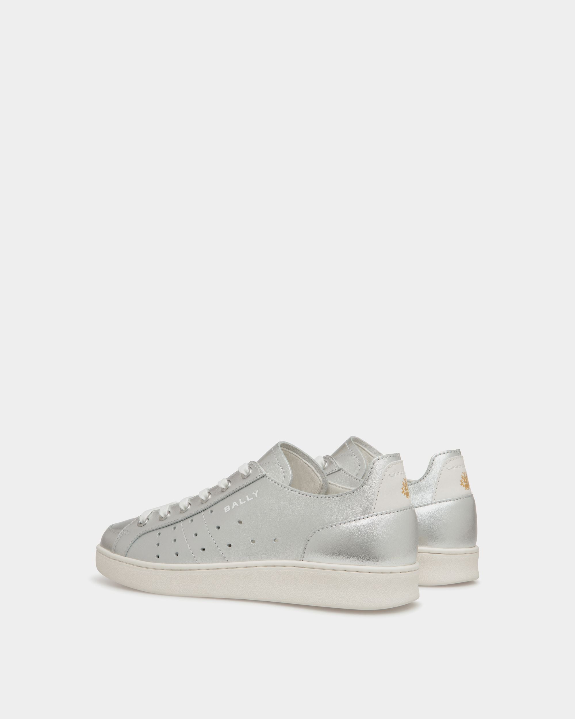 Tennis Sneaker In White Leather - Mujer - Bally - 03