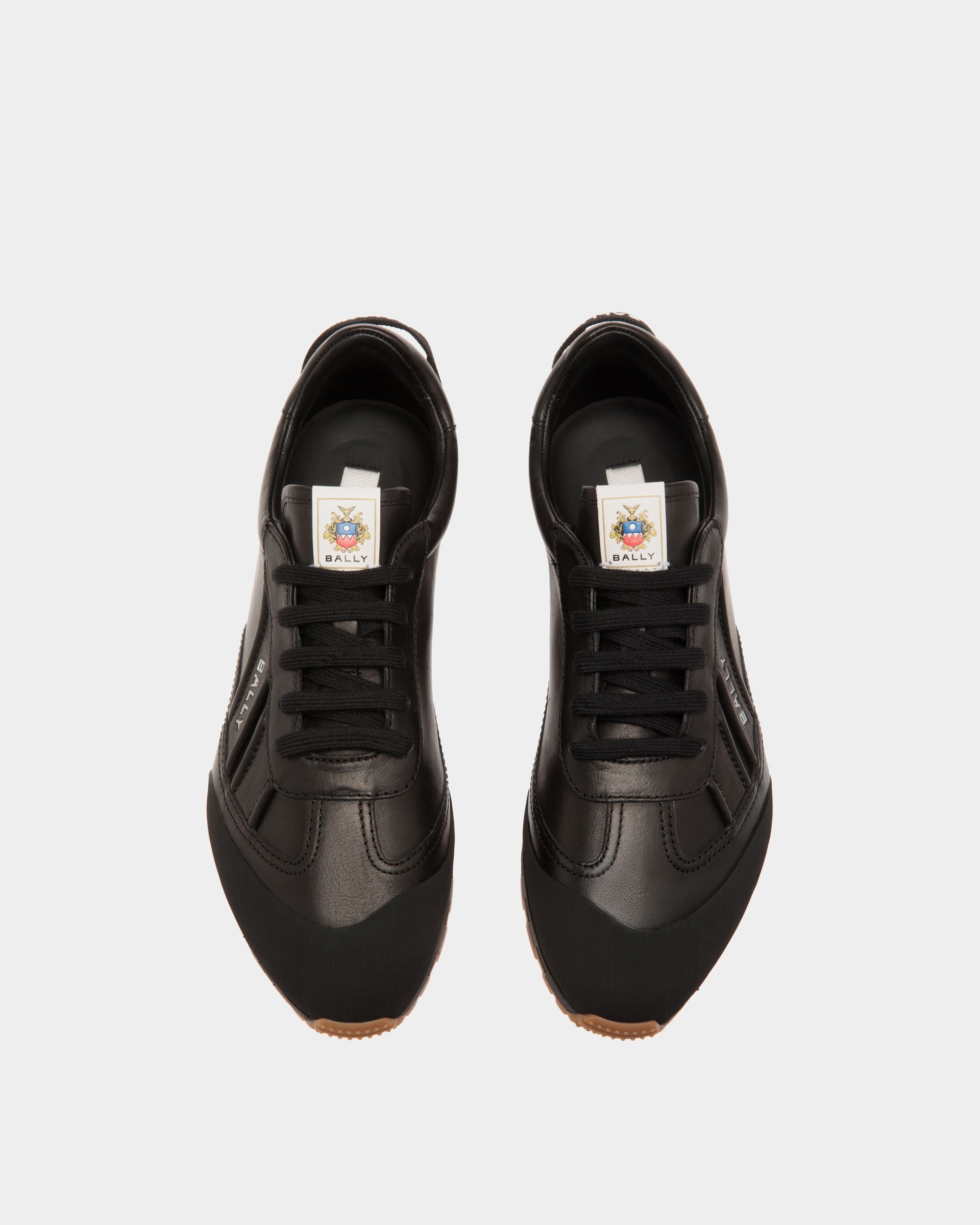 Quarry Sneaker in Black Leather - Women's - Bally - 04