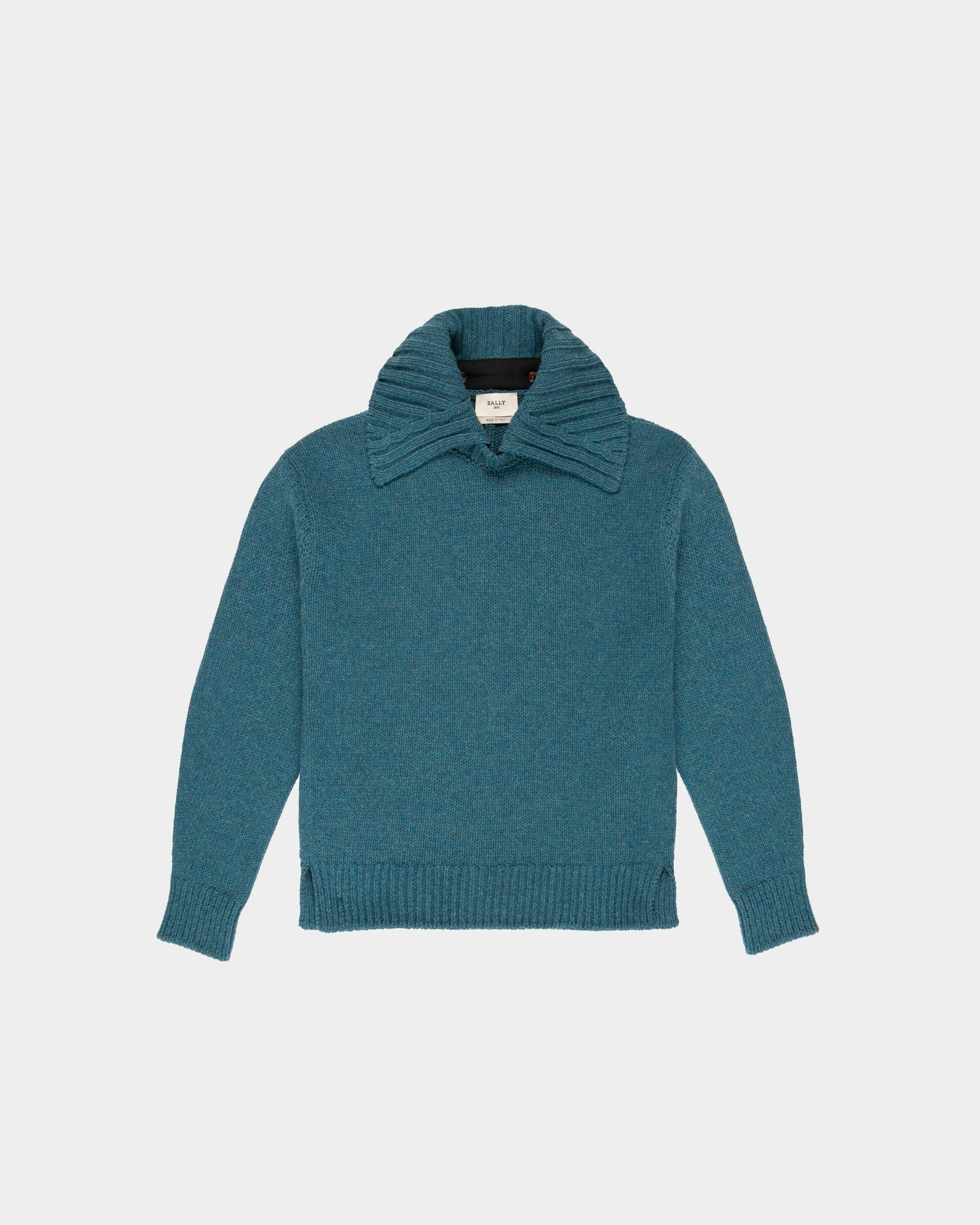 Wool Sweater In Green - Women's - Bally - 04
