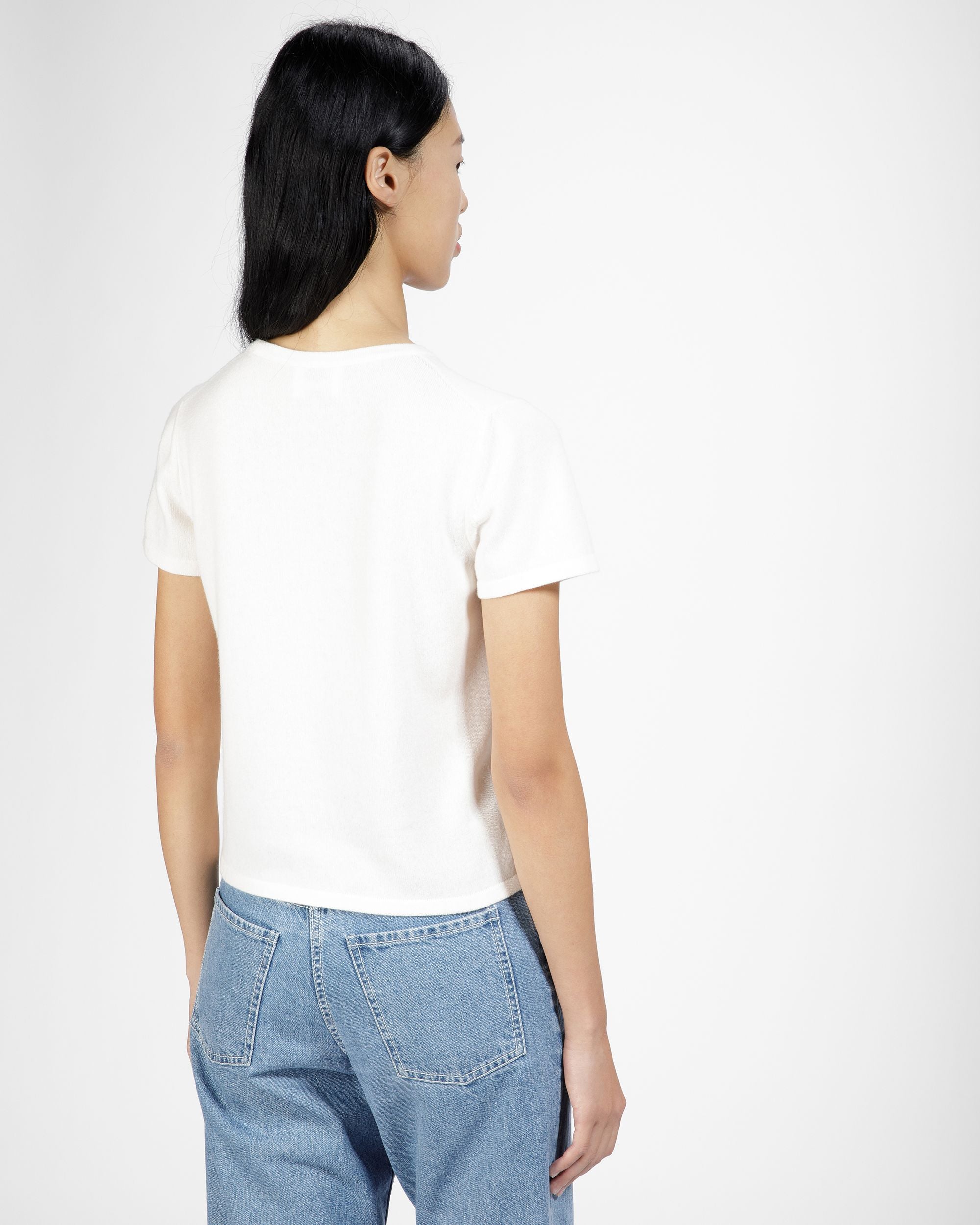 T-Shirt En Tricot Cachemire - Femme - Bally - 02