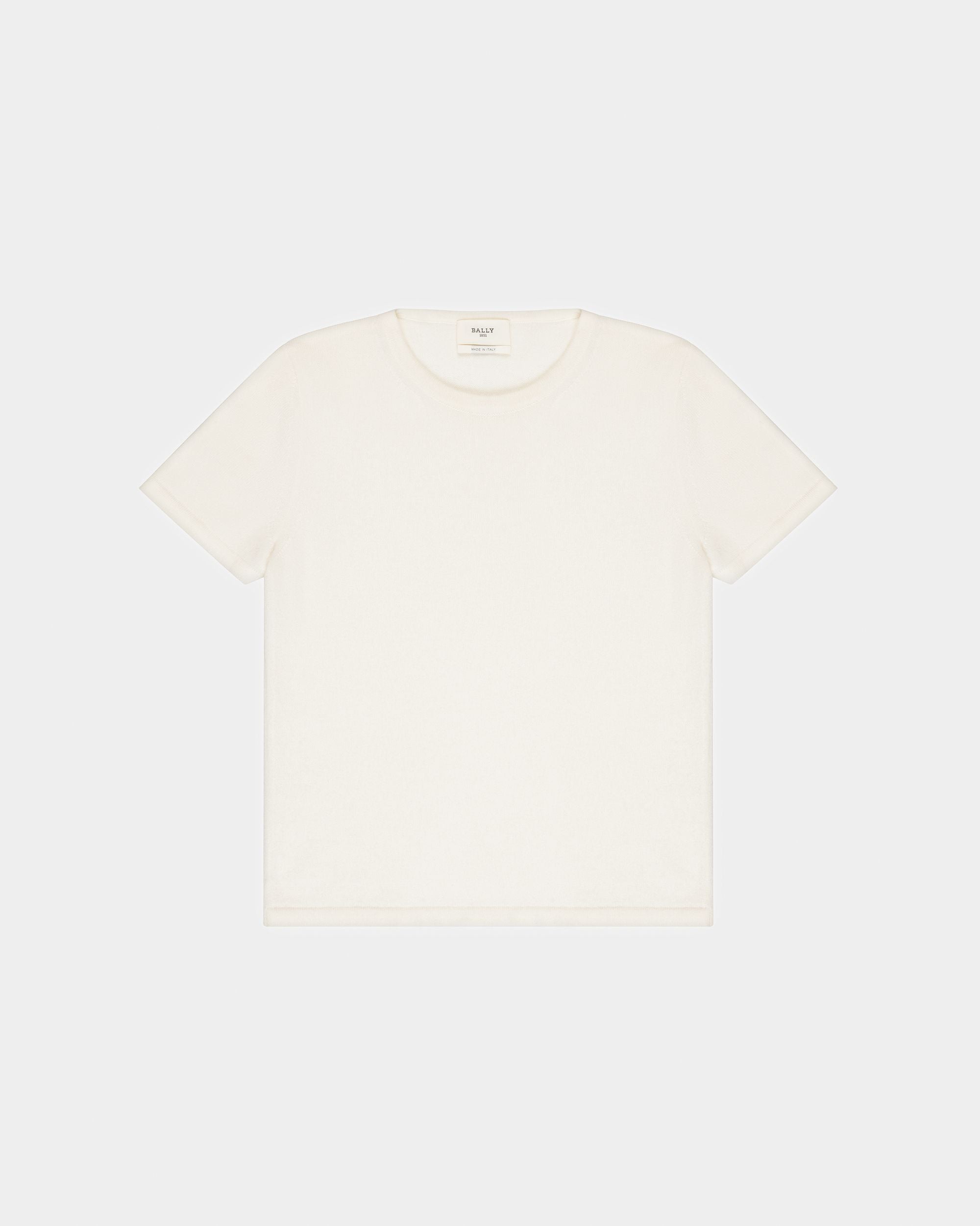 T-Shirt En Tricot Cachemire - Femme - Bally - 05