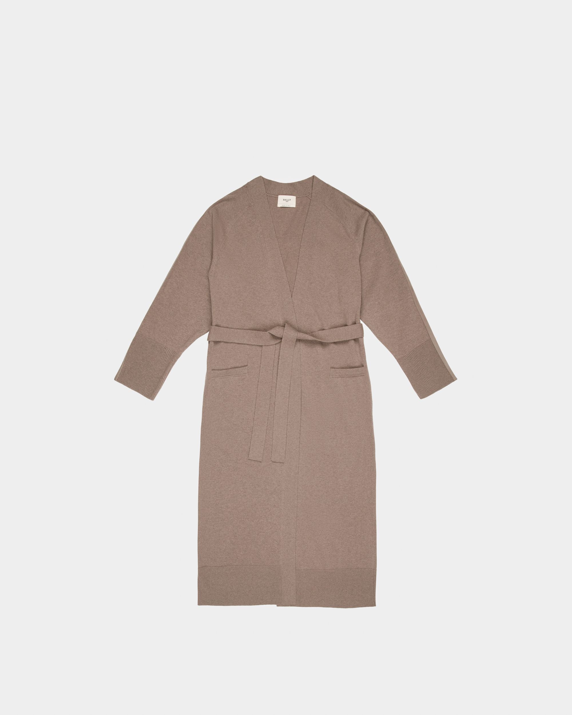 Pull En Laine Et Cachemire Beige - Femme - Bally - 01