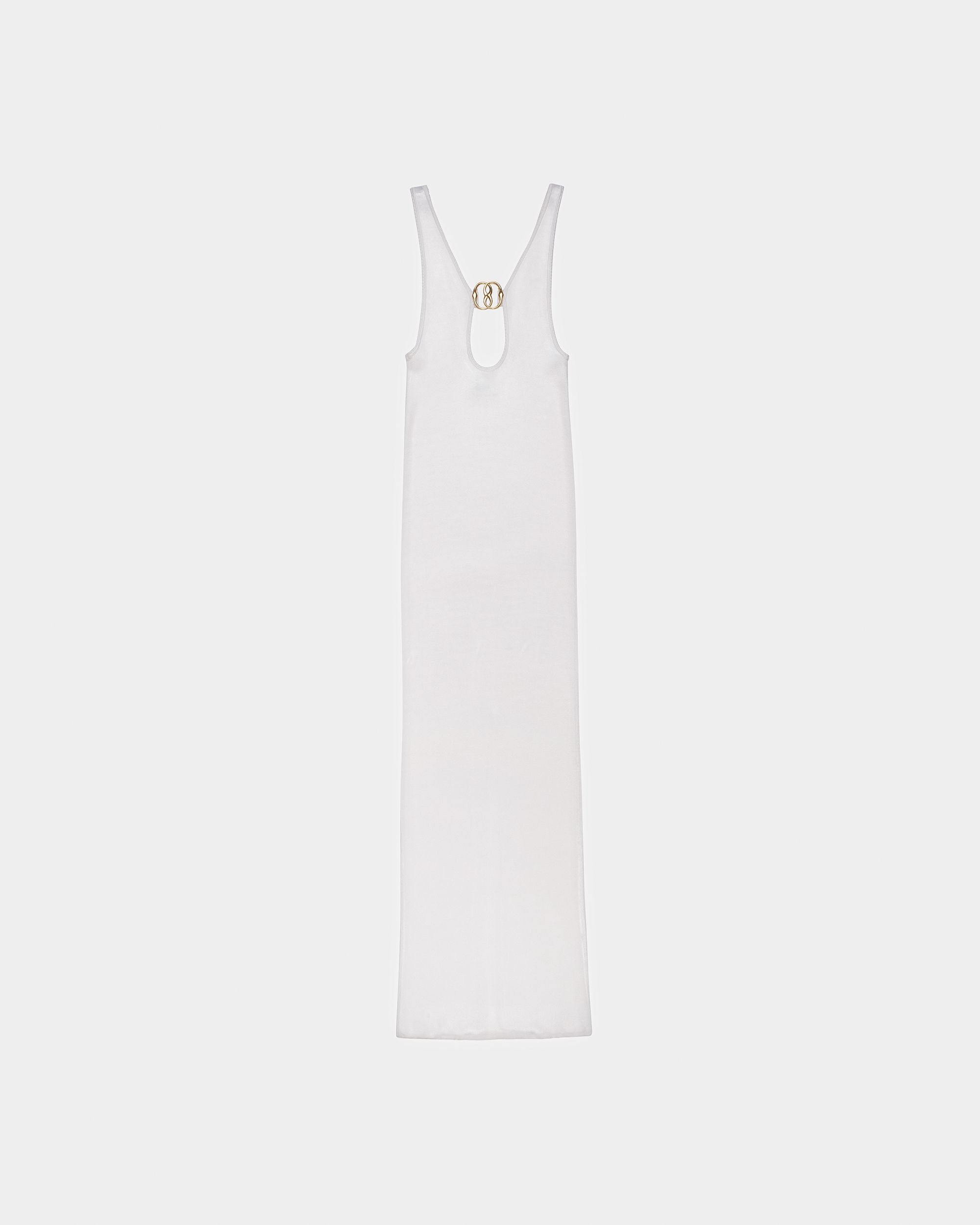 Strickkleid Mit Cut-outs In Weiß - Damen - Bally - 06
