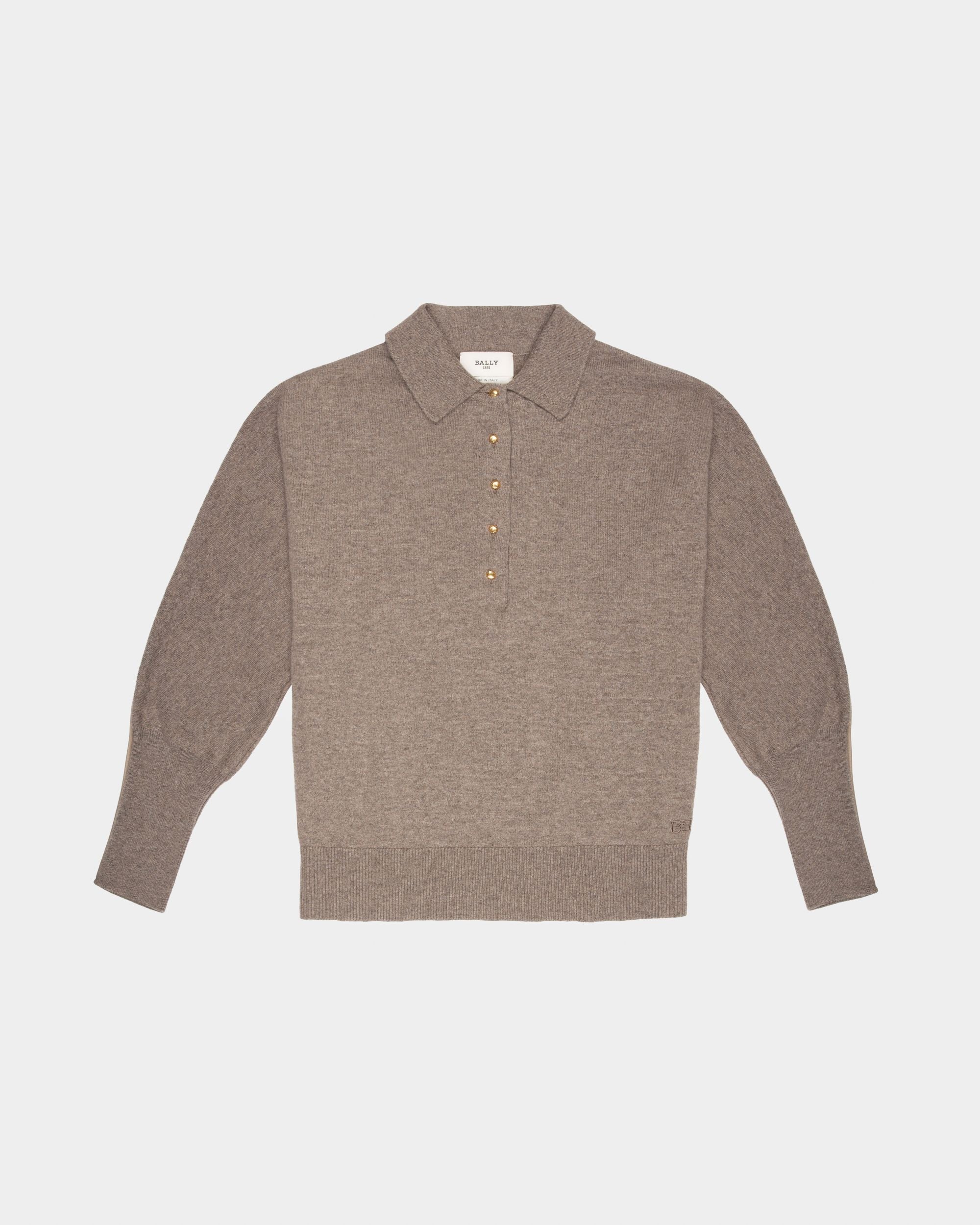 Pull En Cachemire Beige - Femme - Bally - 01