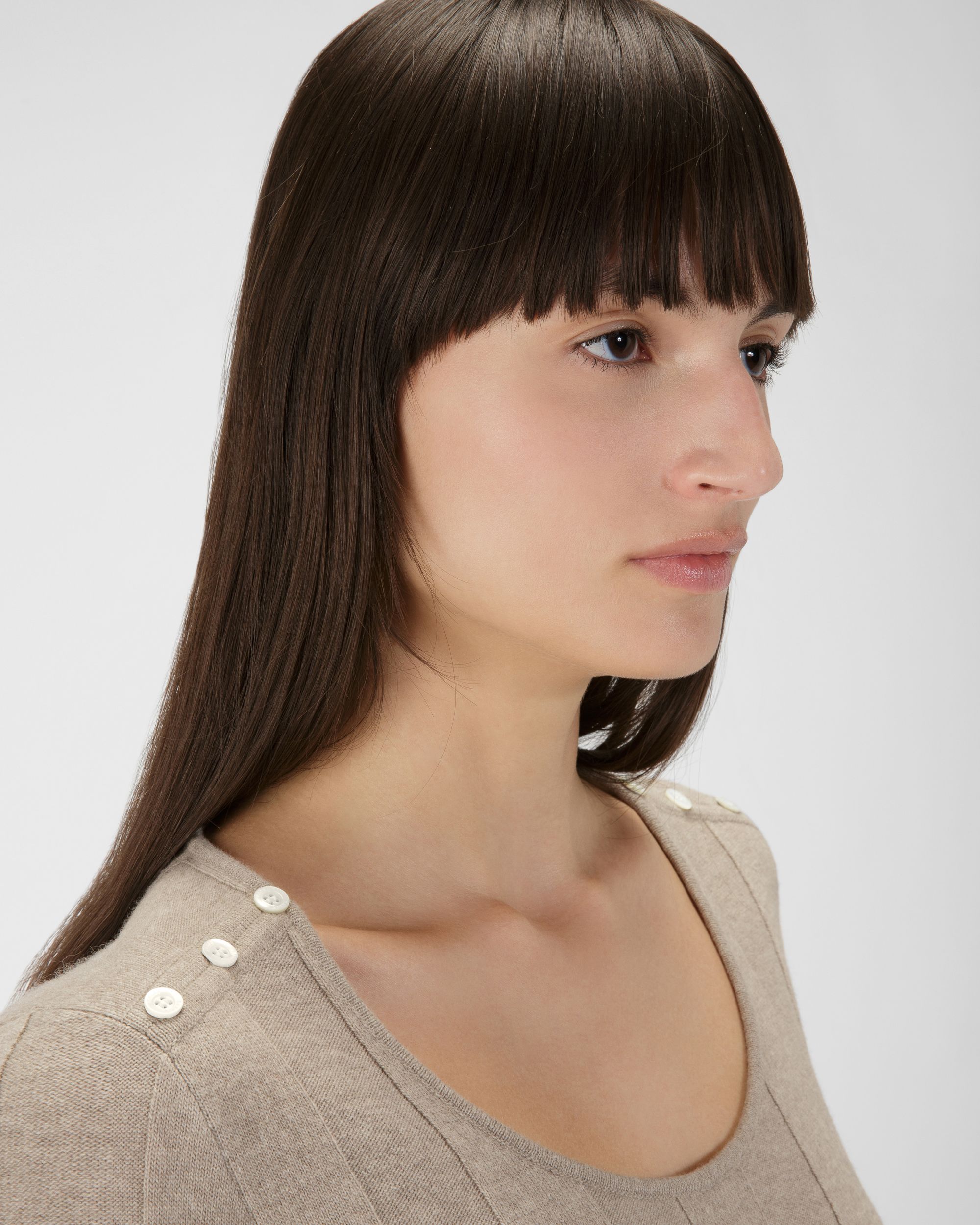 Wool Crewneck In Beige - Women's - Bally - 02