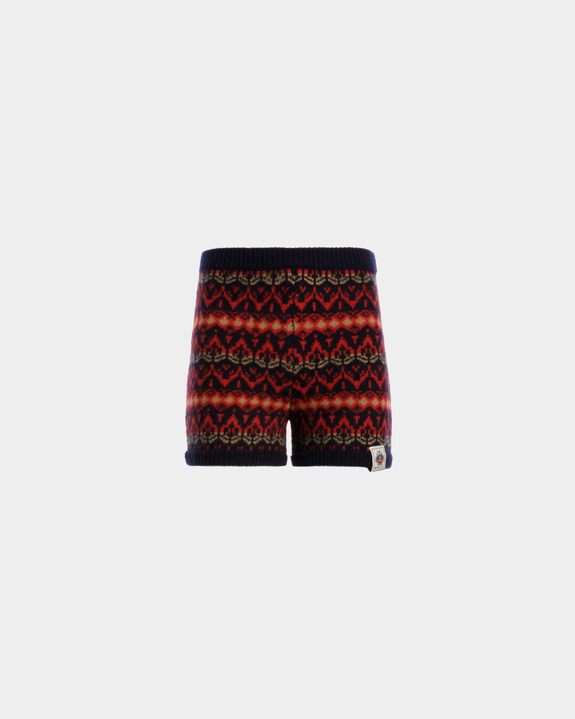 Short En Maille De Laine Multicolore - Femme - Bally - 01