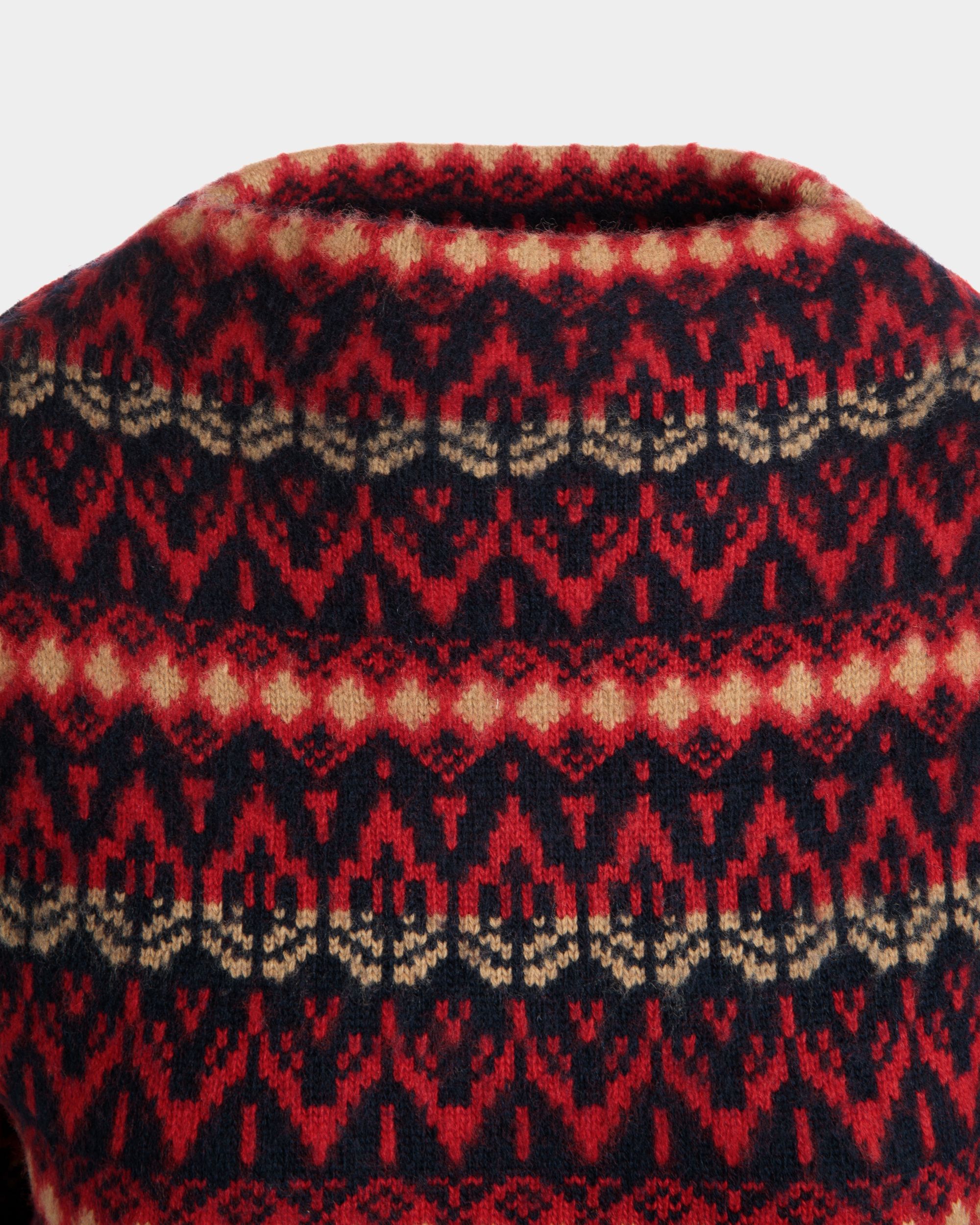 Stricktop Aus Mehrfarbiger Wolle - Damen - Bally - 04