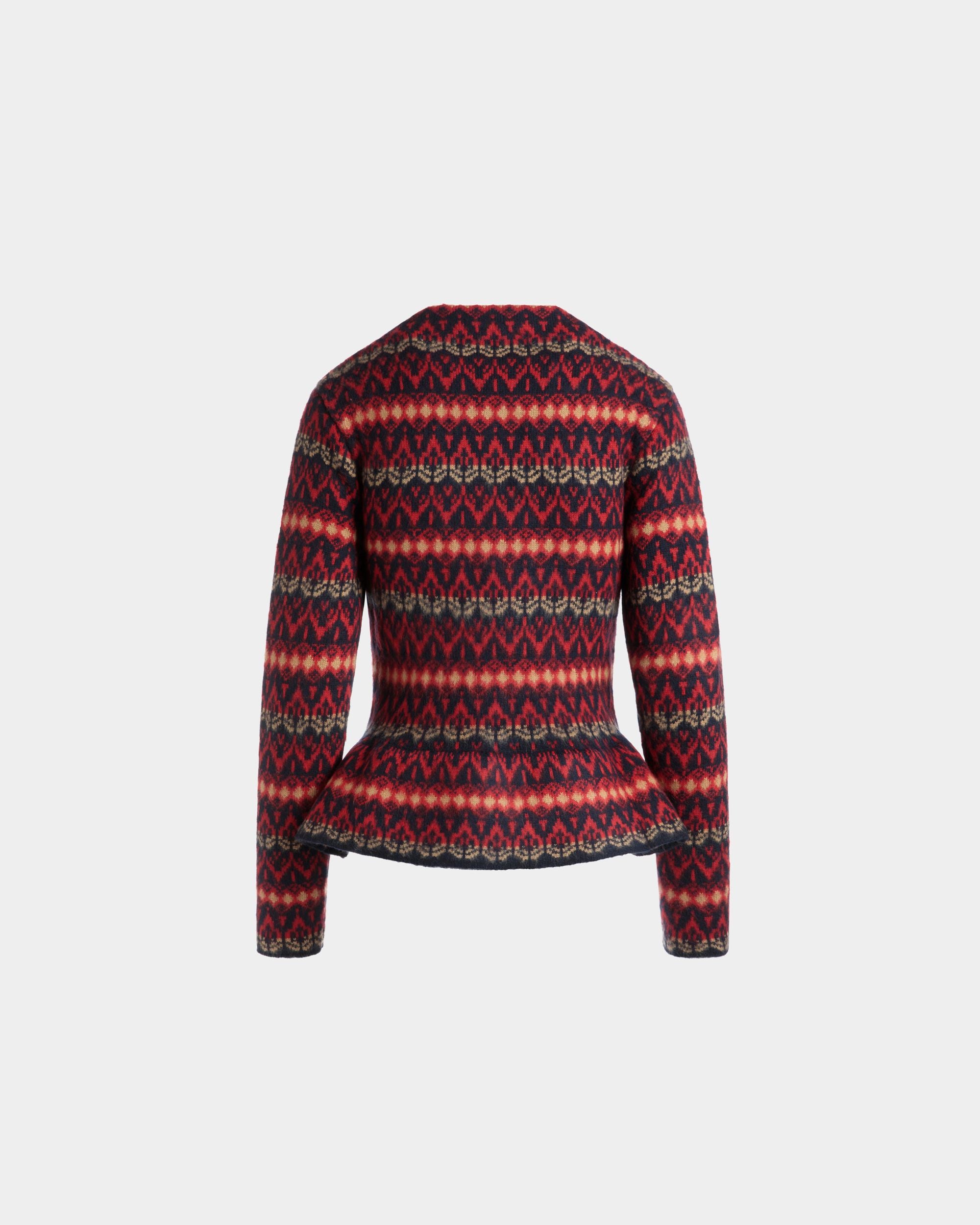 Stricktop Aus Mehrfarbiger Wolle - Damen - Bally - 07