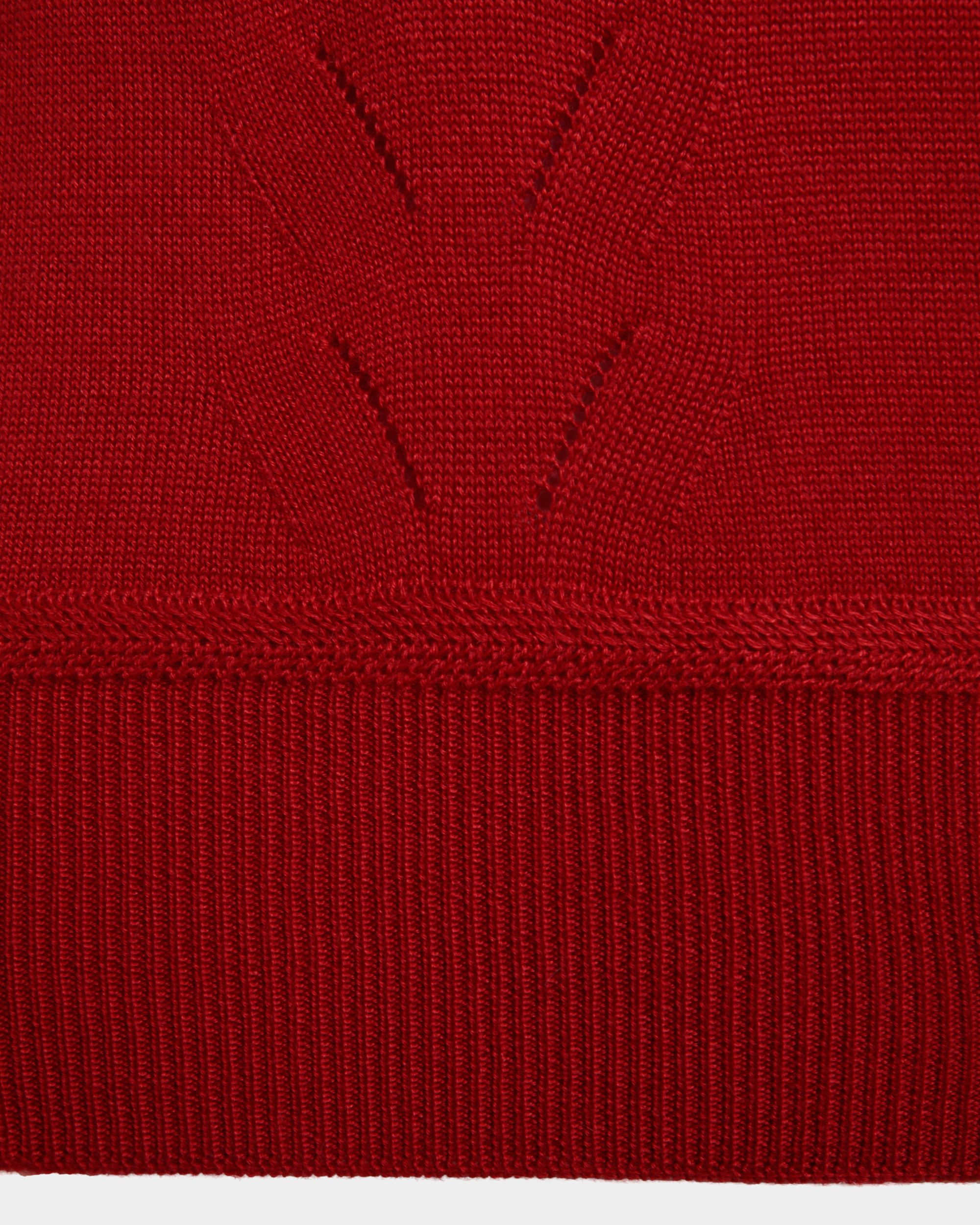 Knit Top in Red Cashmere And Silk - Femme - Bally - 02