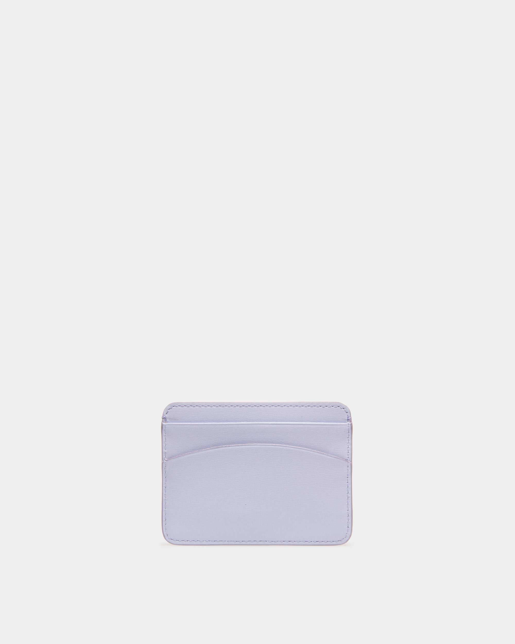 Lexye Porte-Cartes En Cuir Lilas - Femme - Bally - 02