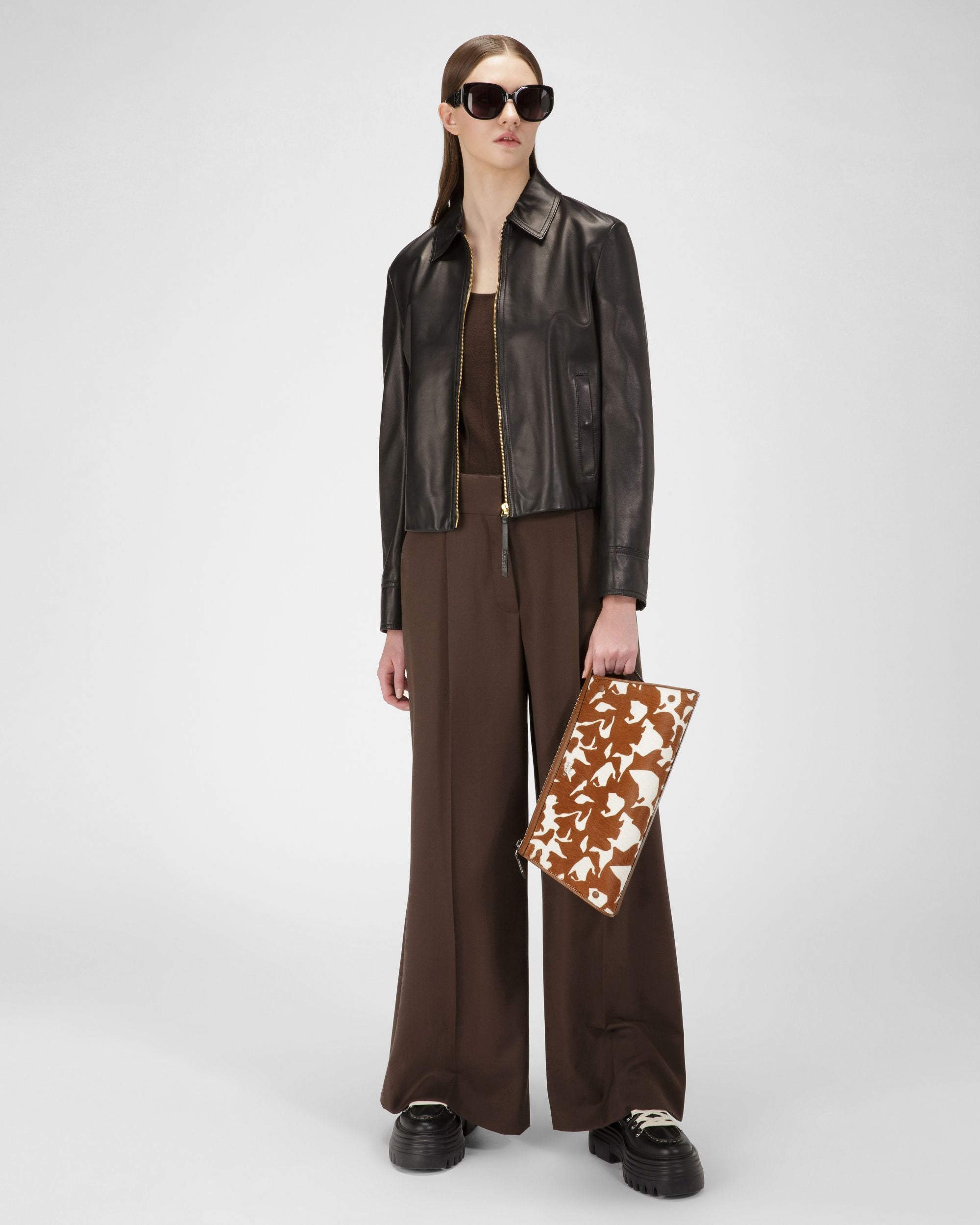 Oberbekleidung Aus Schwarzem Leder - Damen - Bally - 04