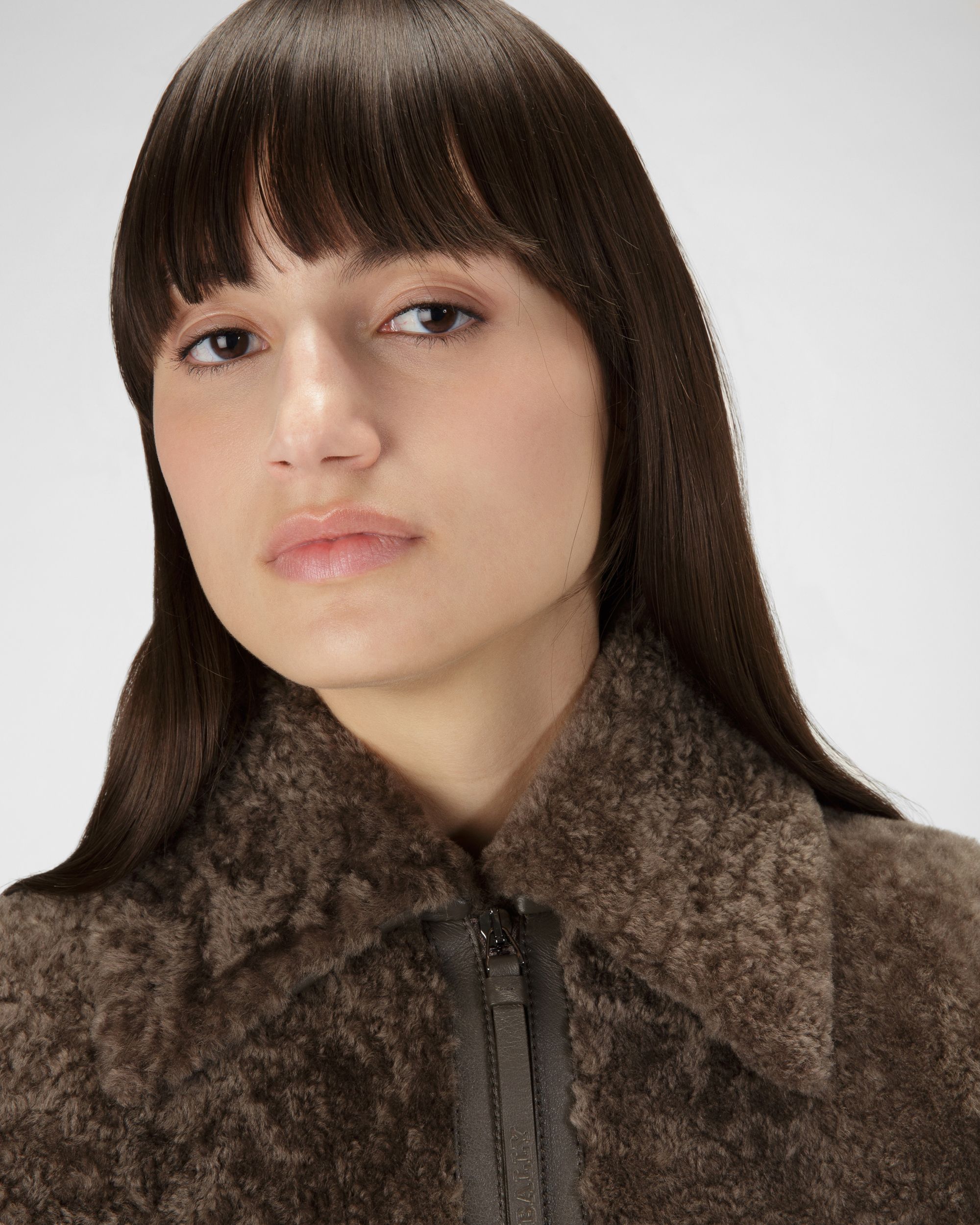 Shearling Vest In Brown - Women's - Bally - 02