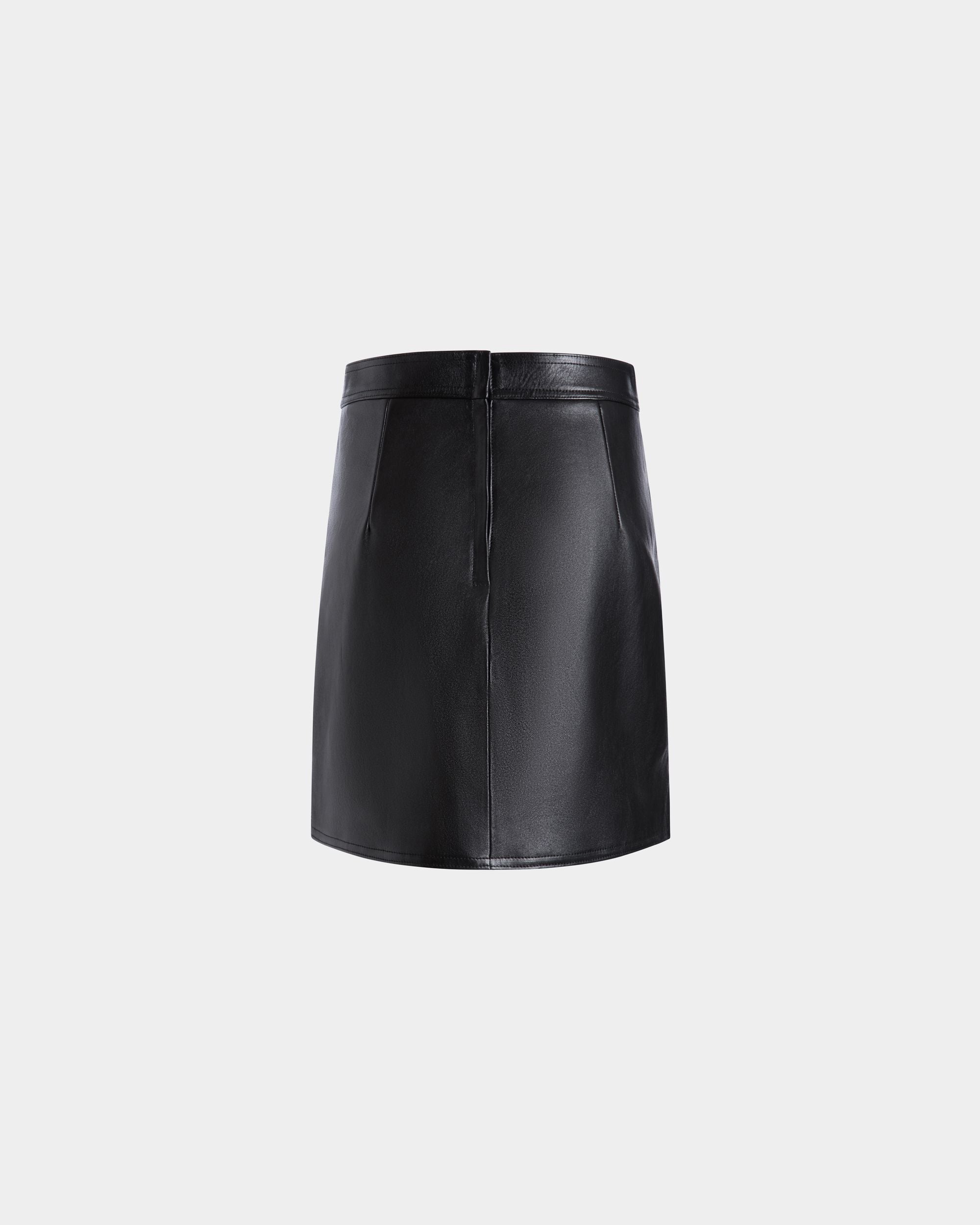 Leather Skirt In Black Sheep - Damen - Bally - 03