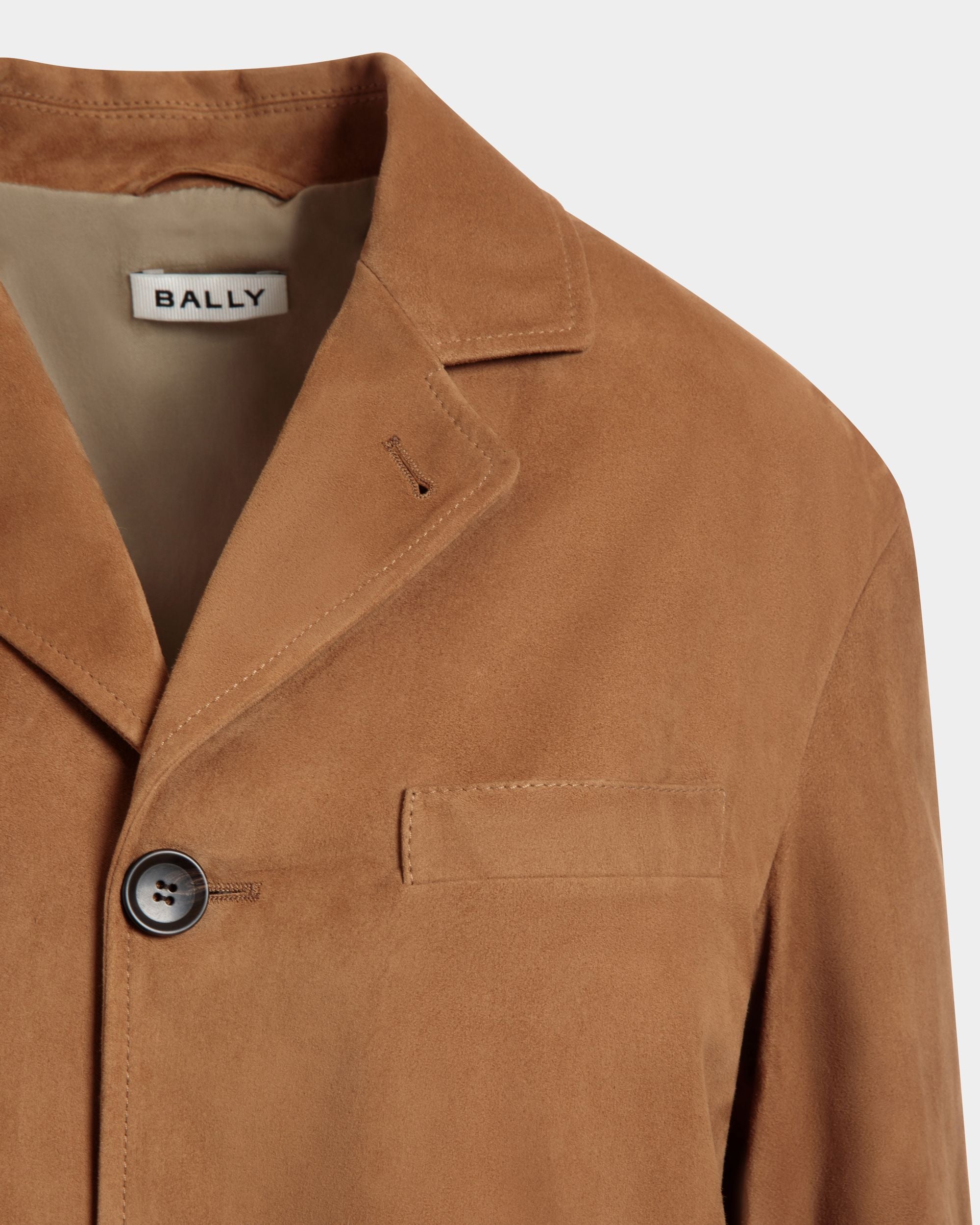 Blazer En Daim Marron - Femme - Bally - 04