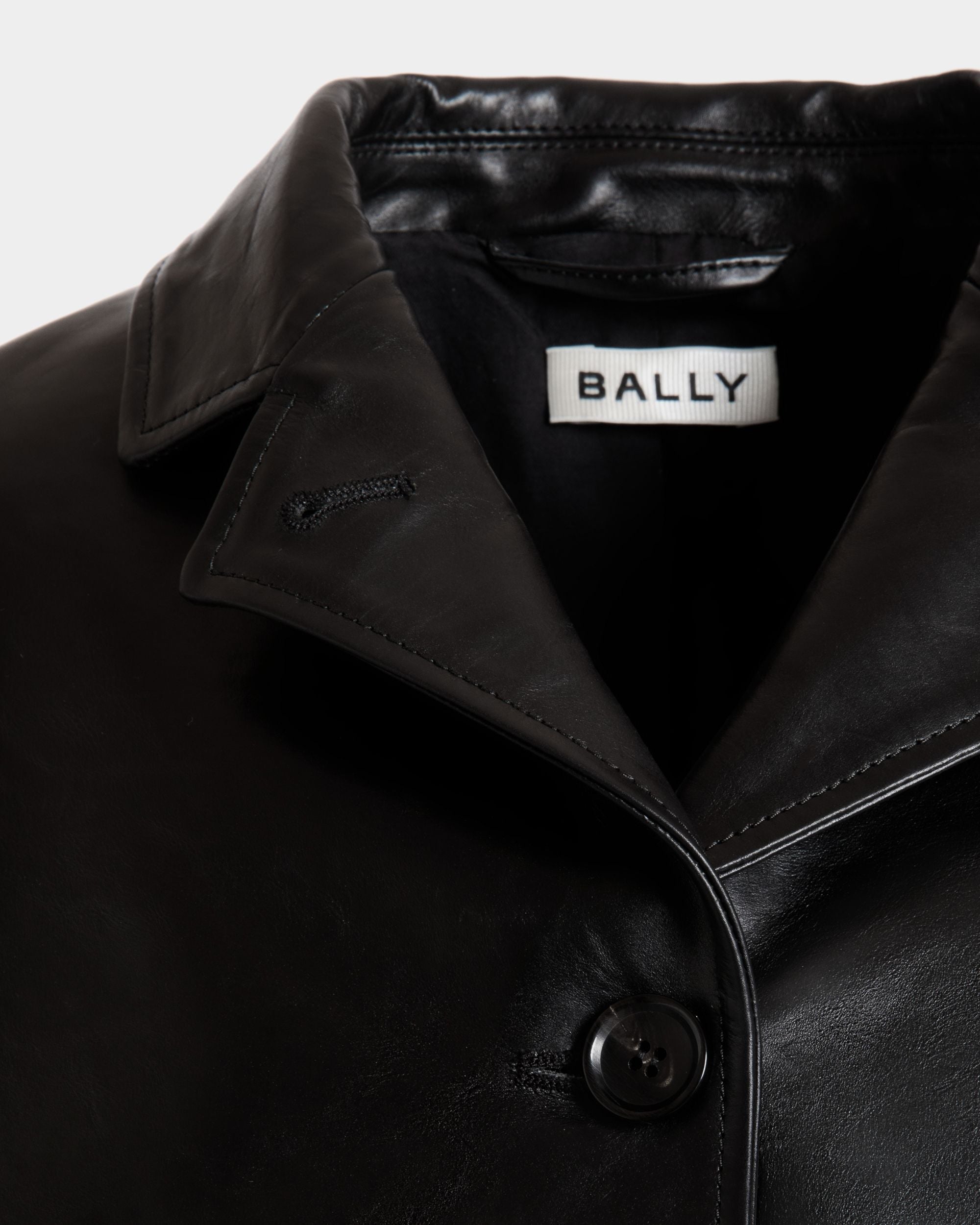 Blazer De Piel Negra - Mujer - Bally - 02