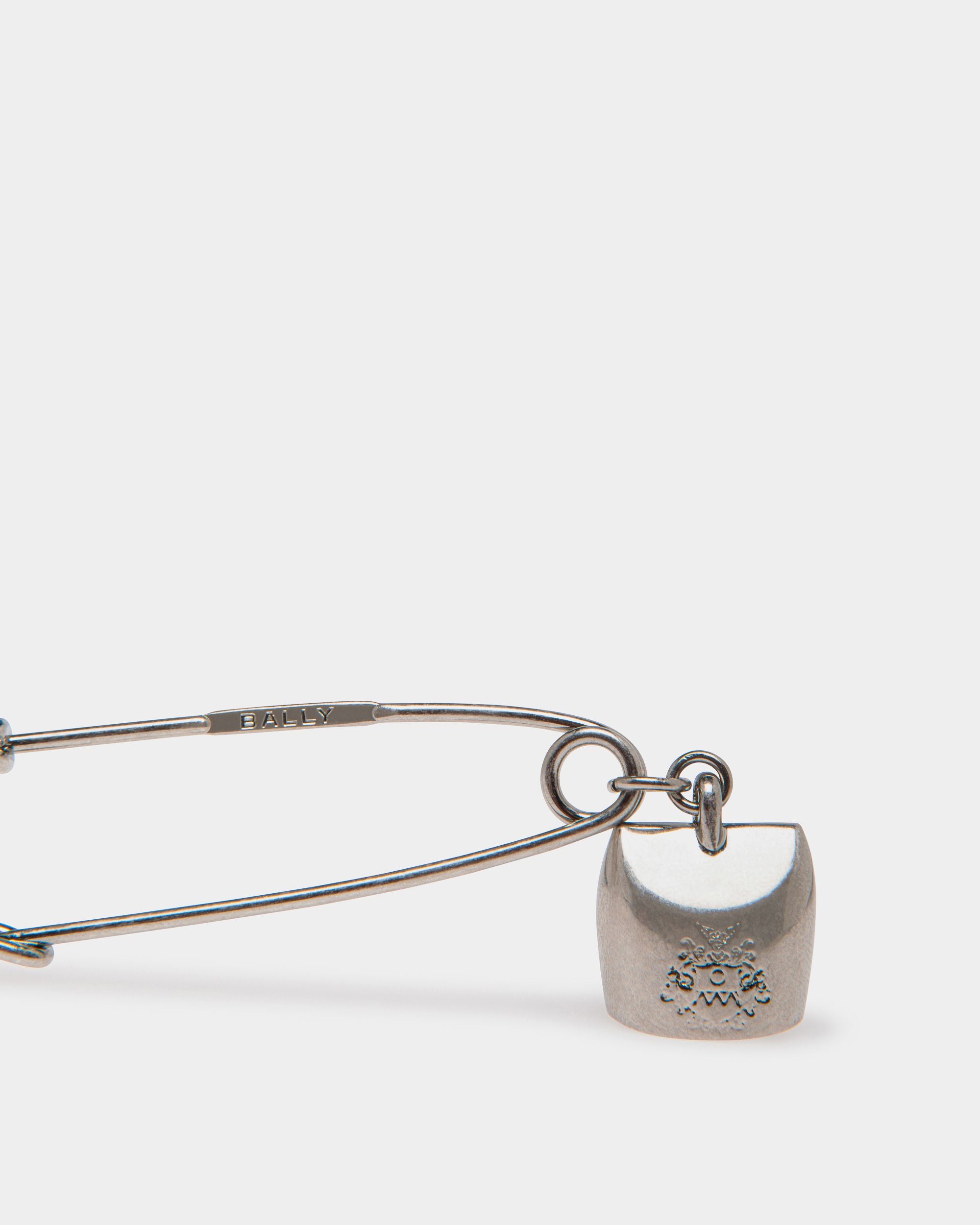 Belle Sicherheitsnadel Aus Eco Brass In Silber - Damen - Bally - 03