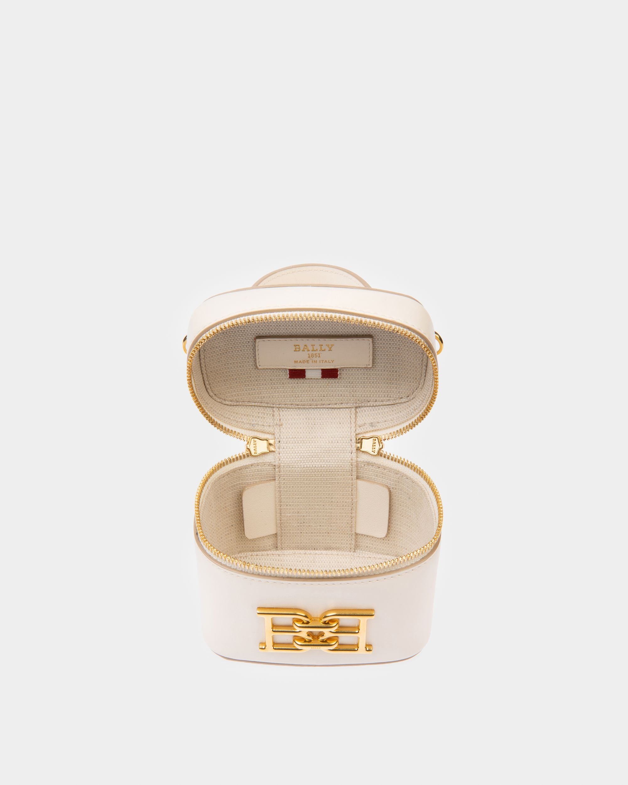 Beys Vanity Case En Cuir Ivoire - Femme - Bally - 04