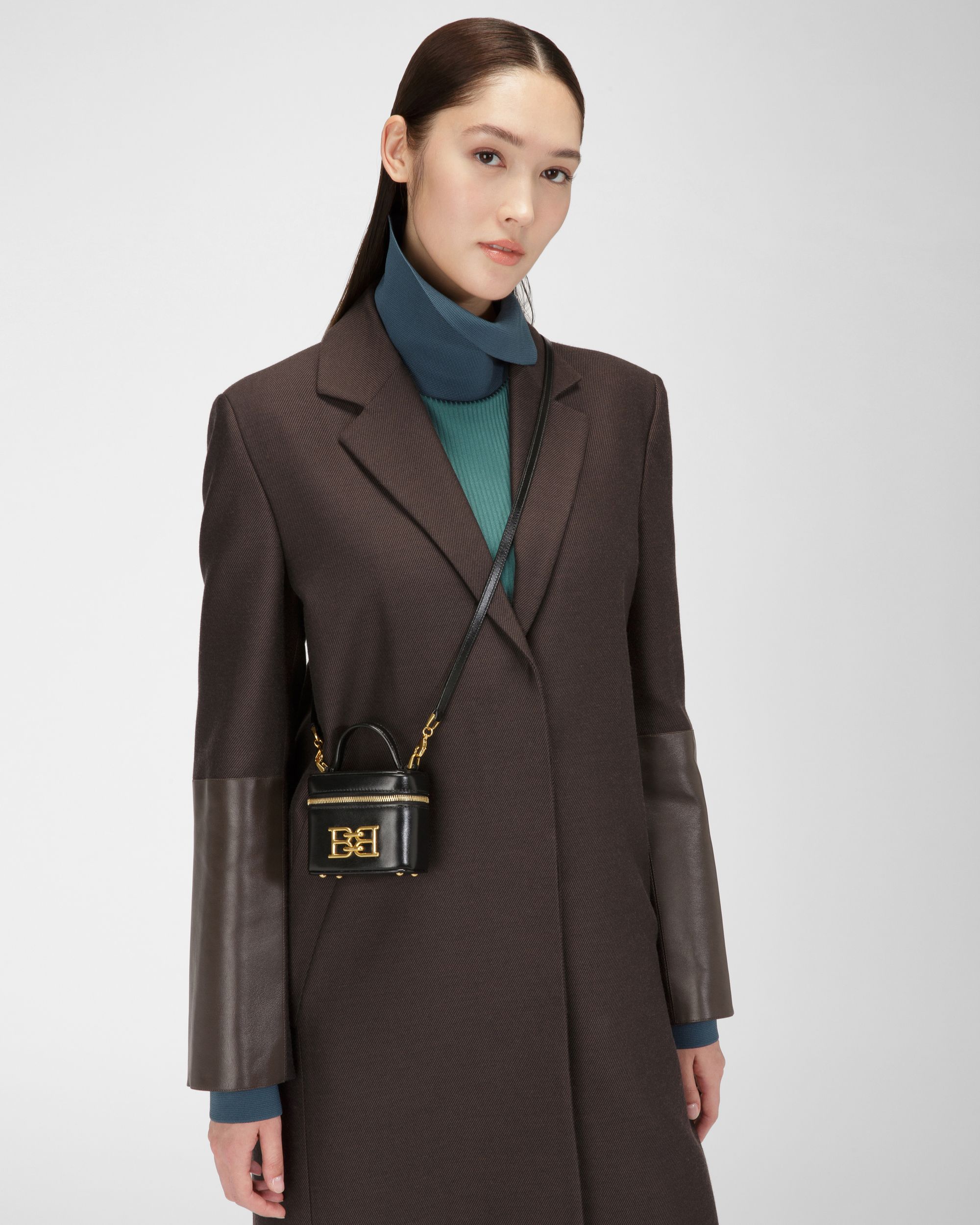 Beys Vanity Case En Cuir Noir - Femme - Bally - 02