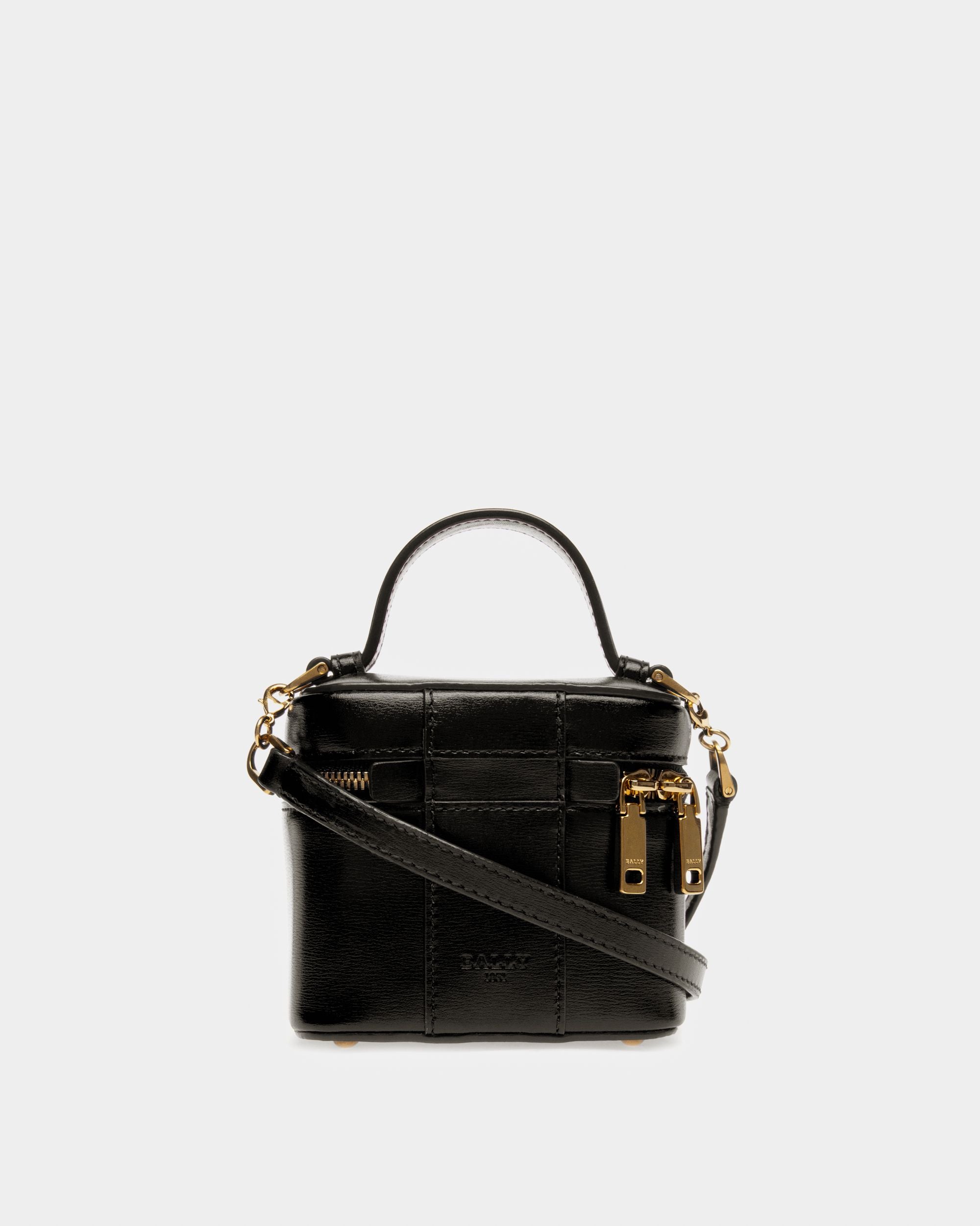 Beys Vanity Case En Cuir Noir - Femme - Bally - 03