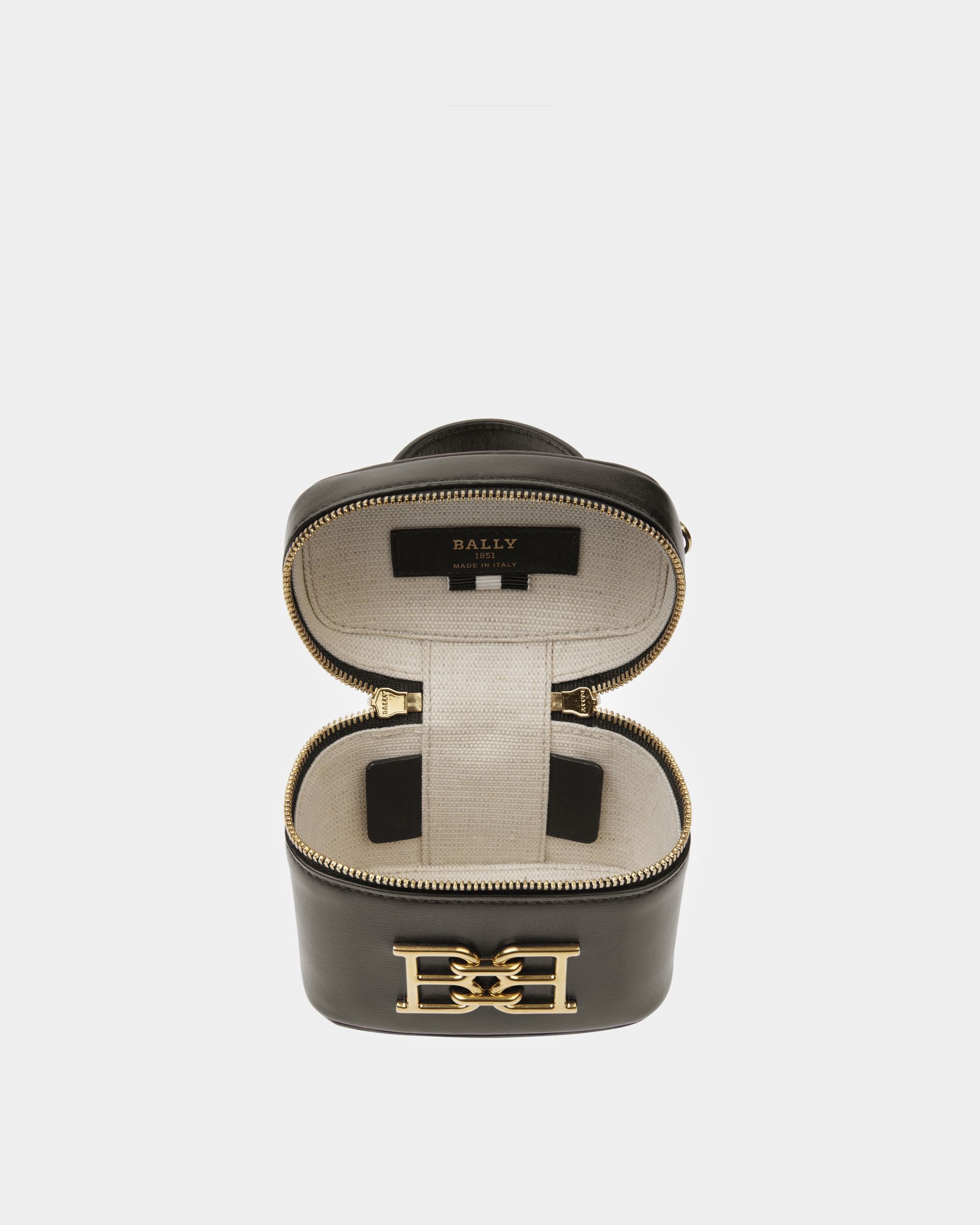 Beys Vanity Case En Cuir Noir - Femme - Bally - 04