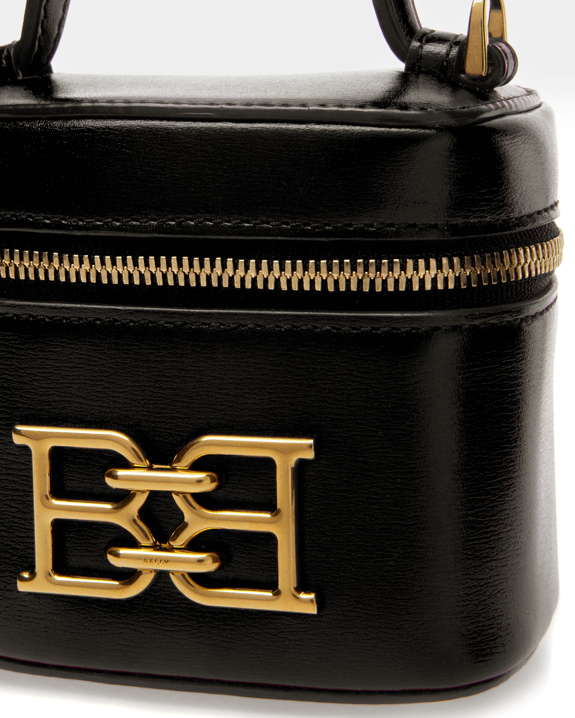 Beys Vanity Case En Cuir Noir - Femme - Bally - 06