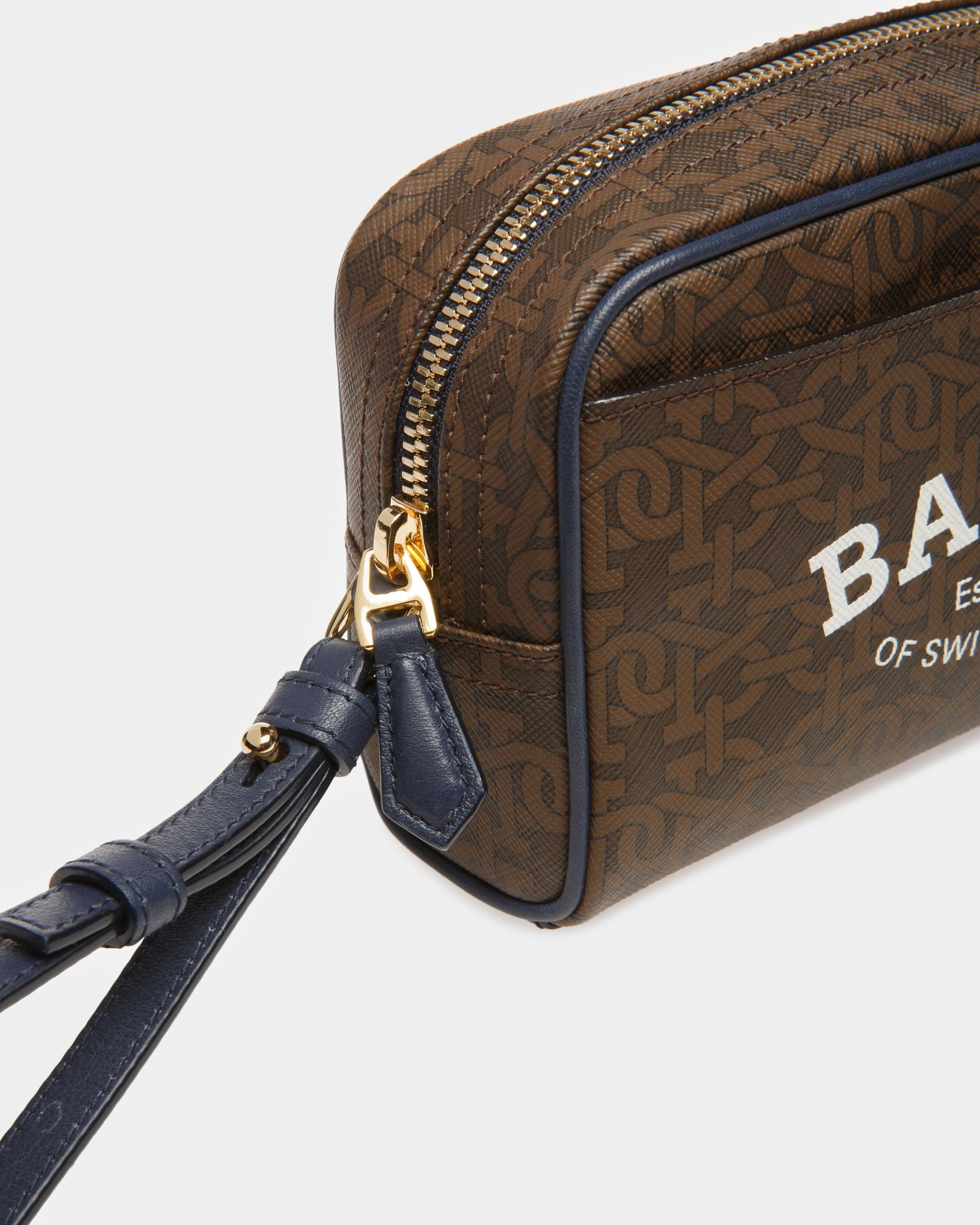 Cedy Pochette En Tpu Marron Et Bleu Nuit - Femme - Bally - 04