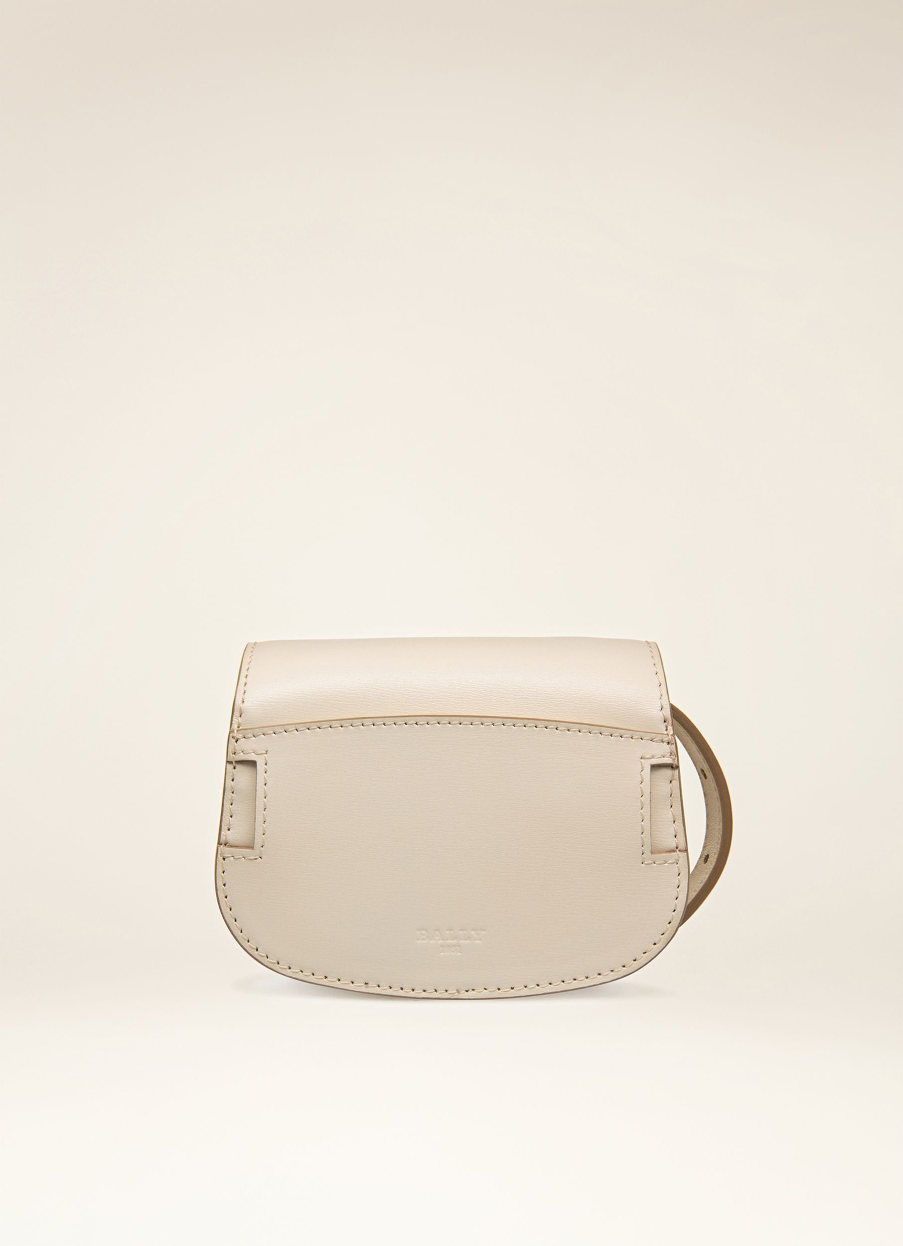 Baily Xs Leather Accessory In Bone - Women's - Bally - 03