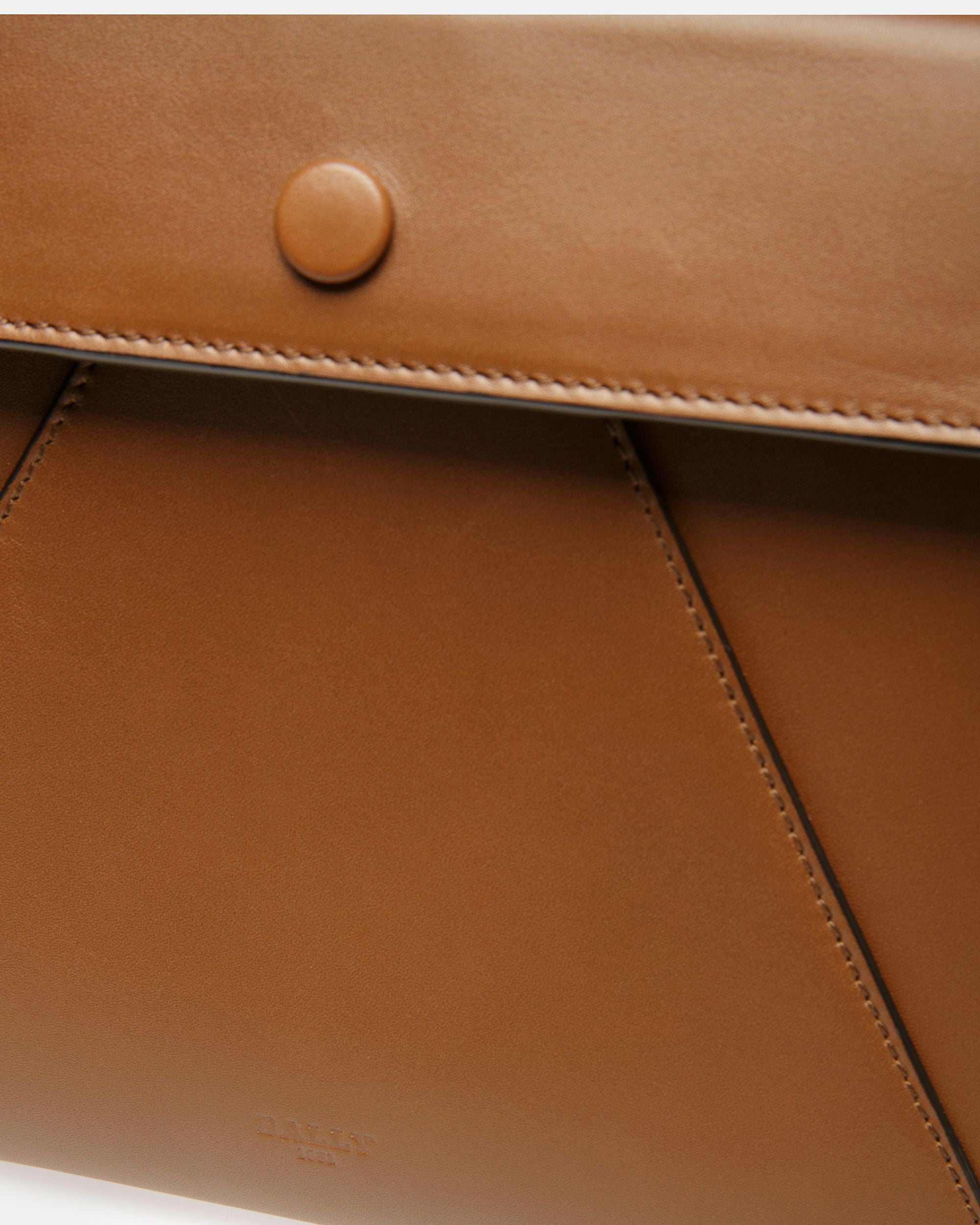 Annia Mini Sac En Cuir Marron - Femme - Bally - 04