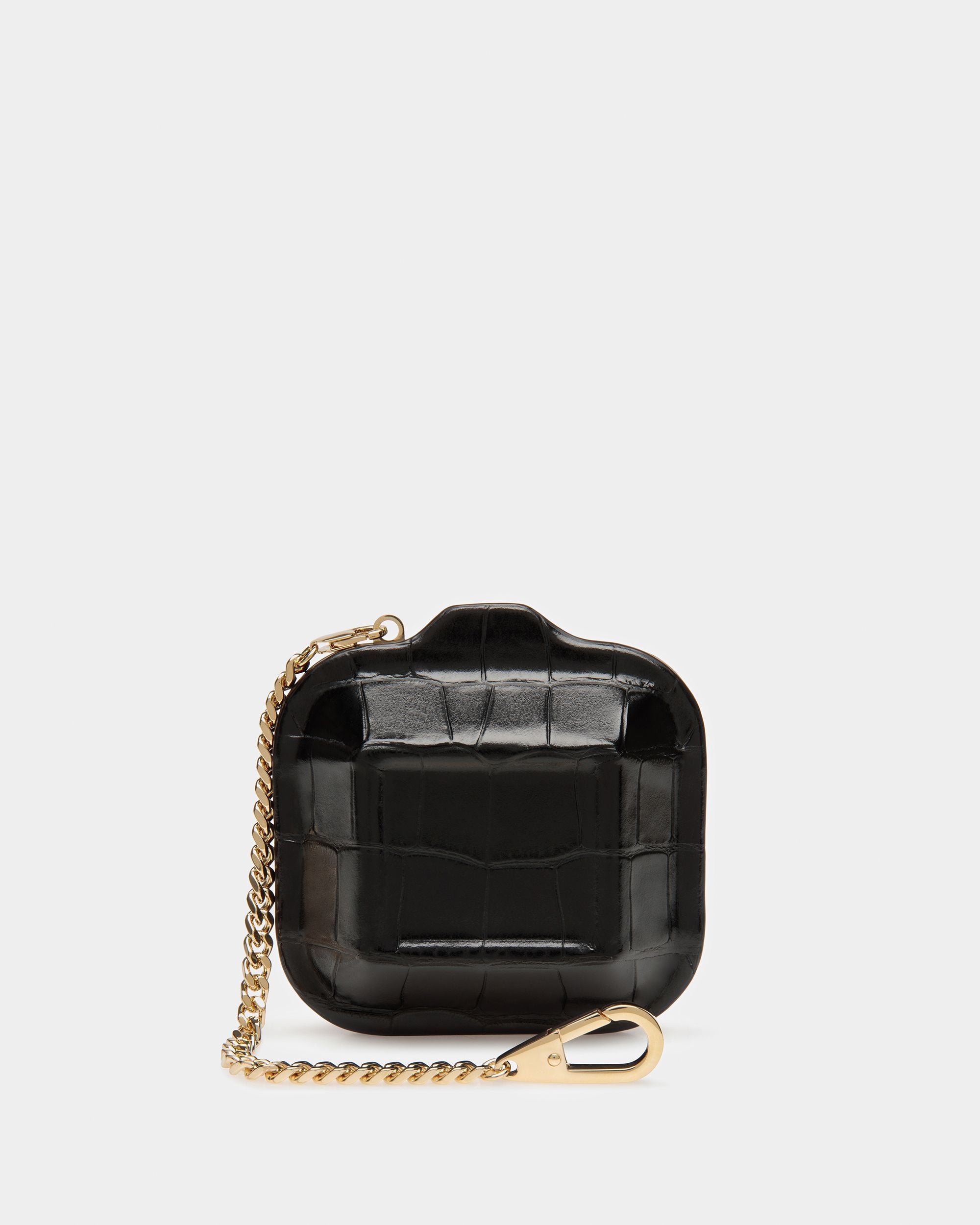To Go Airpods-Etui Aus Leder Mit Krokoprägung - Damen - Bally - 01
