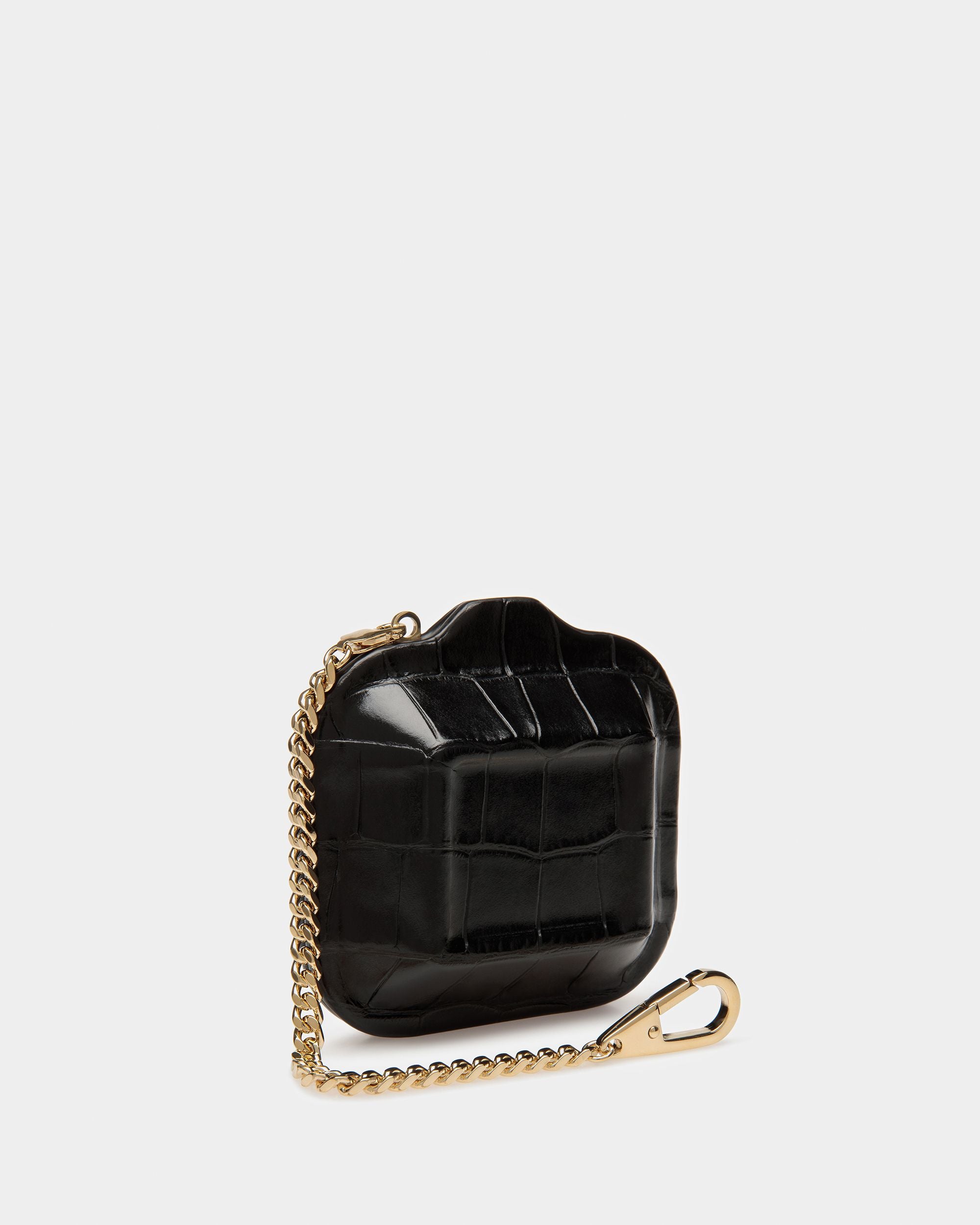 To Go Airpods-Etui Aus Leder Mit Krokoprägung - Damen - Bally - 05