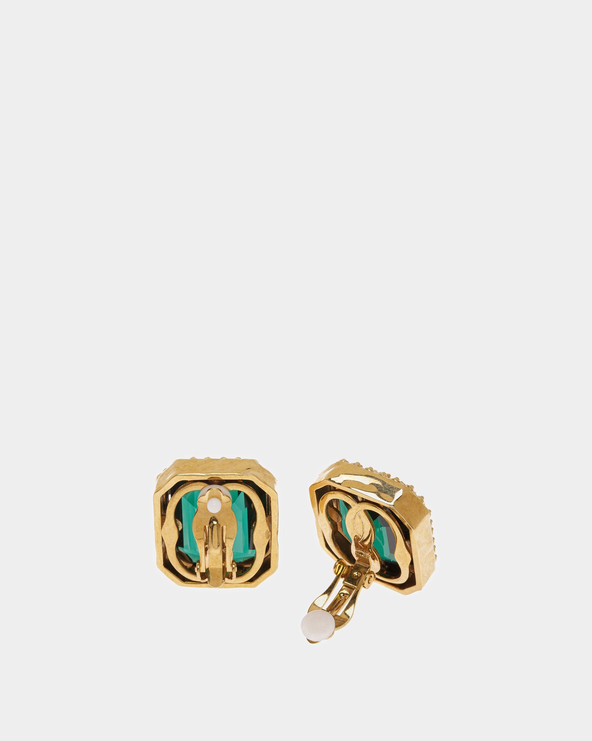 Ohrclips In Smaragd - Damen - Bally - 03