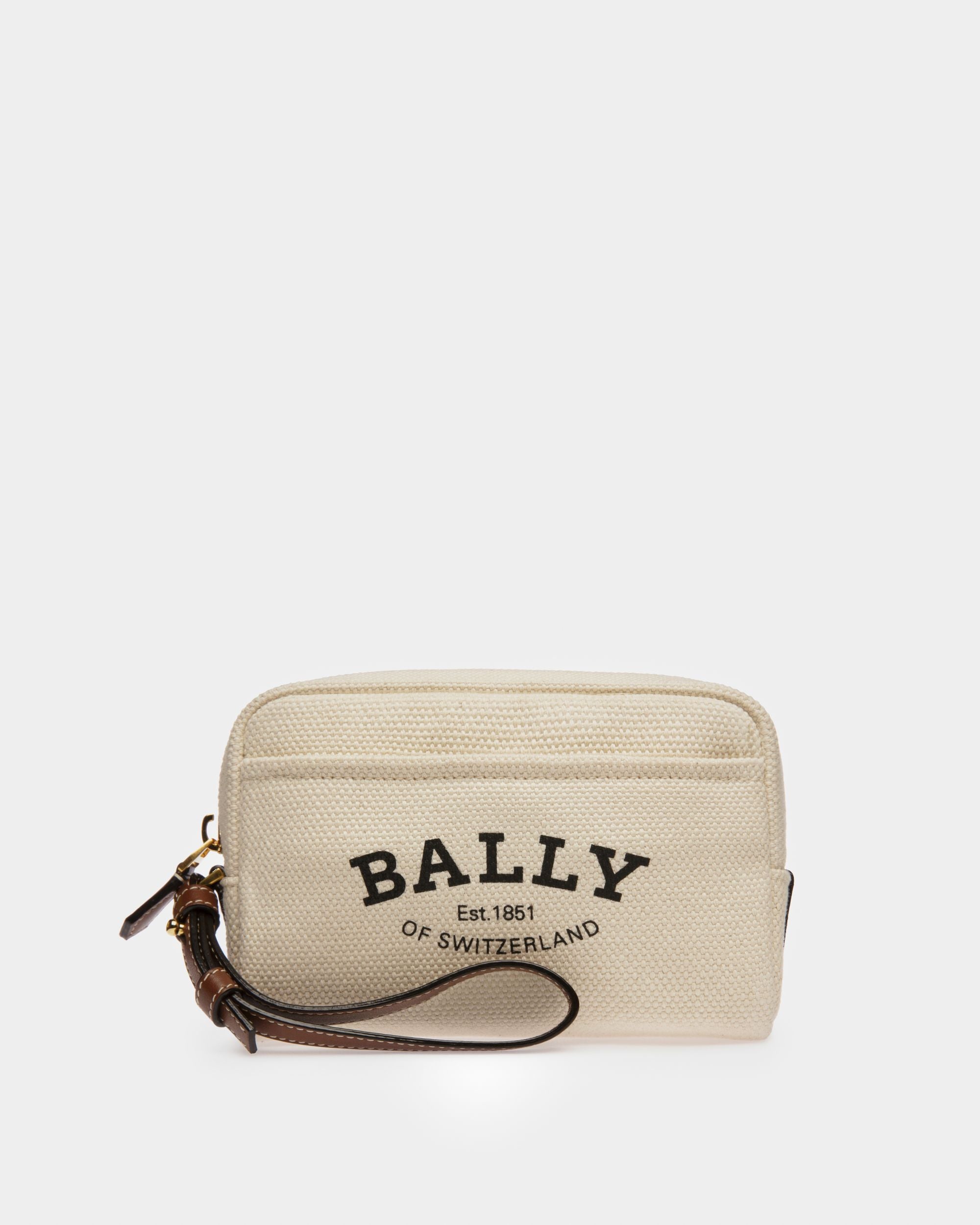 Cedy Pochette En Coton Naturel - Femme - Bally - 01