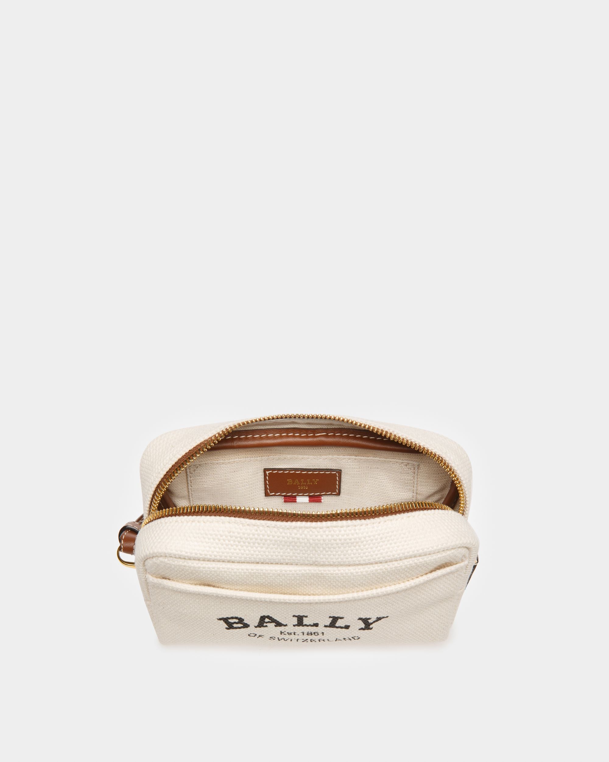 Cedy Pochette En Coton Naturel - Femme - Bally - 03