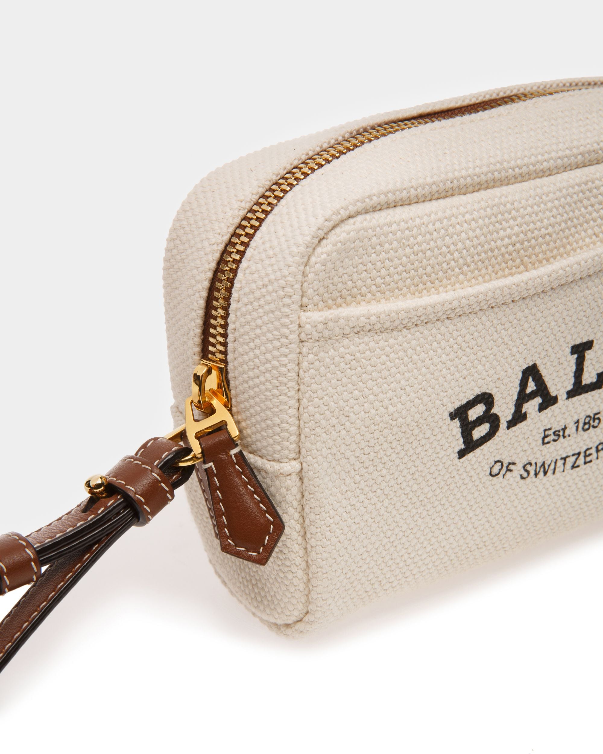 Cedy Pochette En Coton Naturel - Femme - Bally - 04