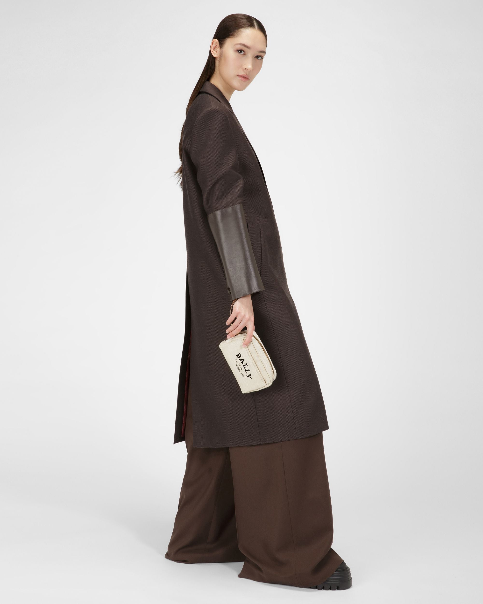 Cedy Pochette En Coton Naturel - Femme - Bally - 05